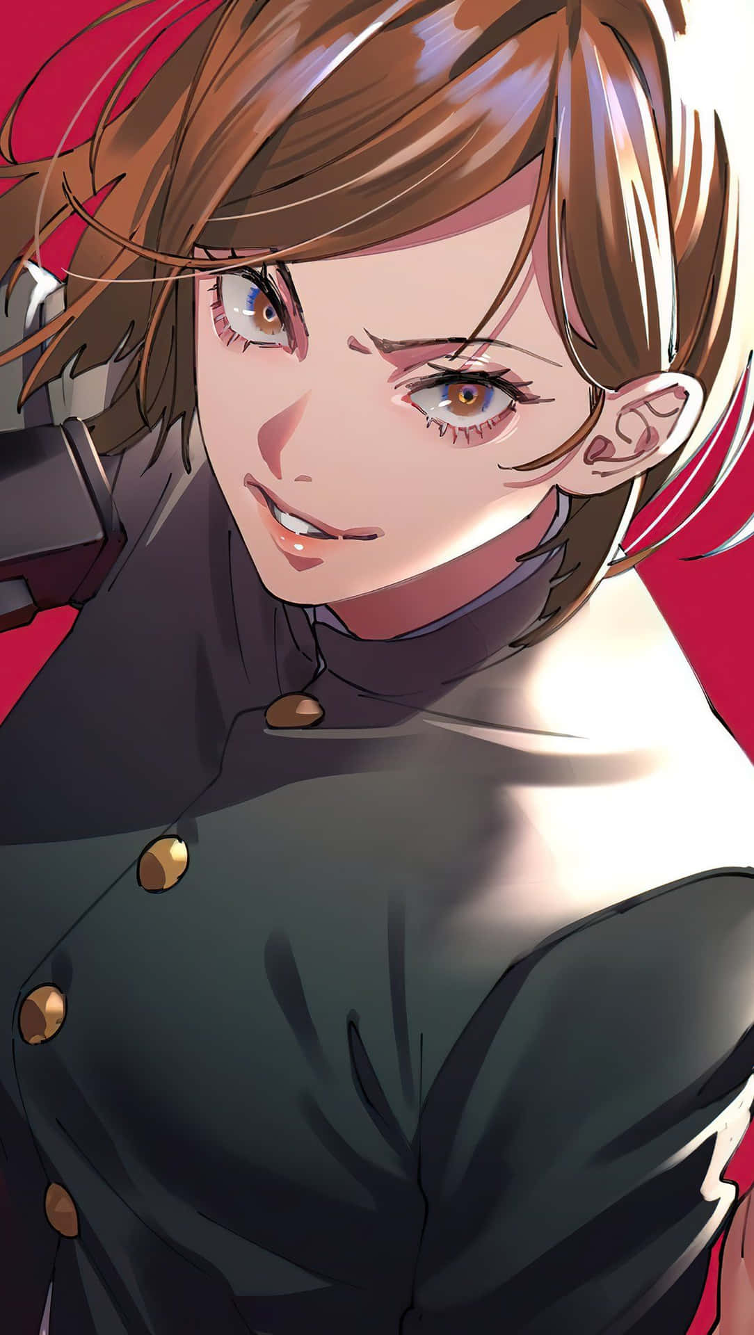 Nobara Kugisaki - Jujutsu Kaisen's Fierce Sorceress In Action Background