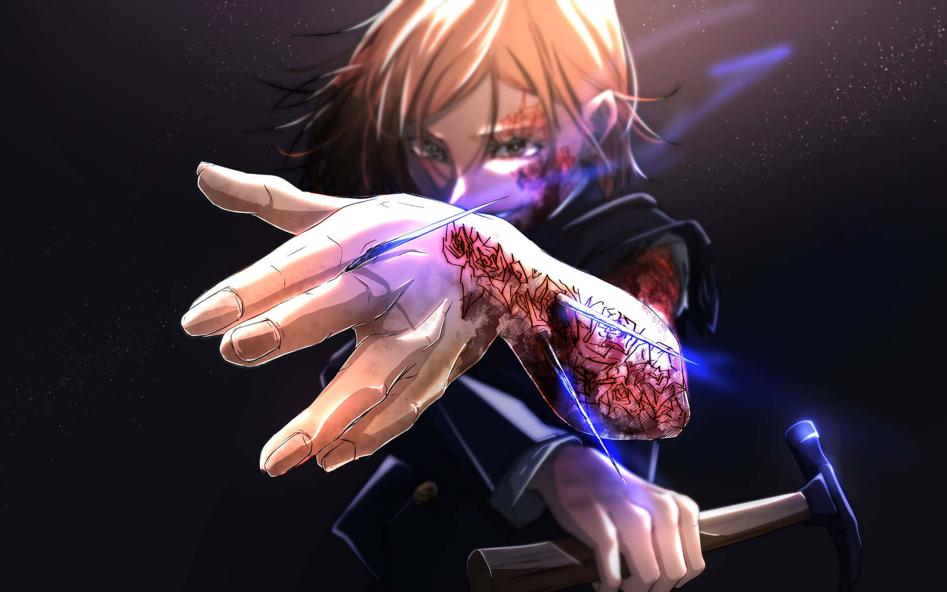 Nobara Kugisaki Showcasing Her Strength And Personality In A Captivating Pose Background