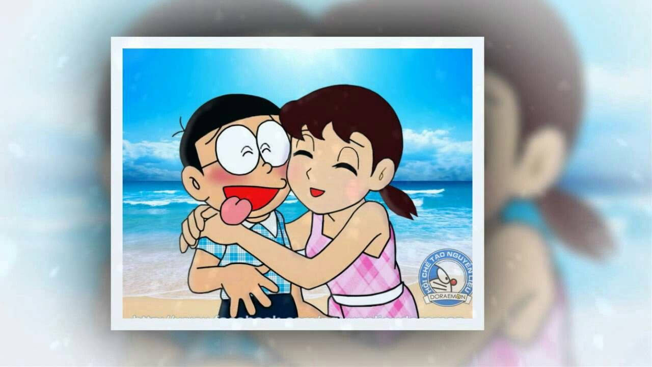 Nobita Shizuka Hd Beach Art