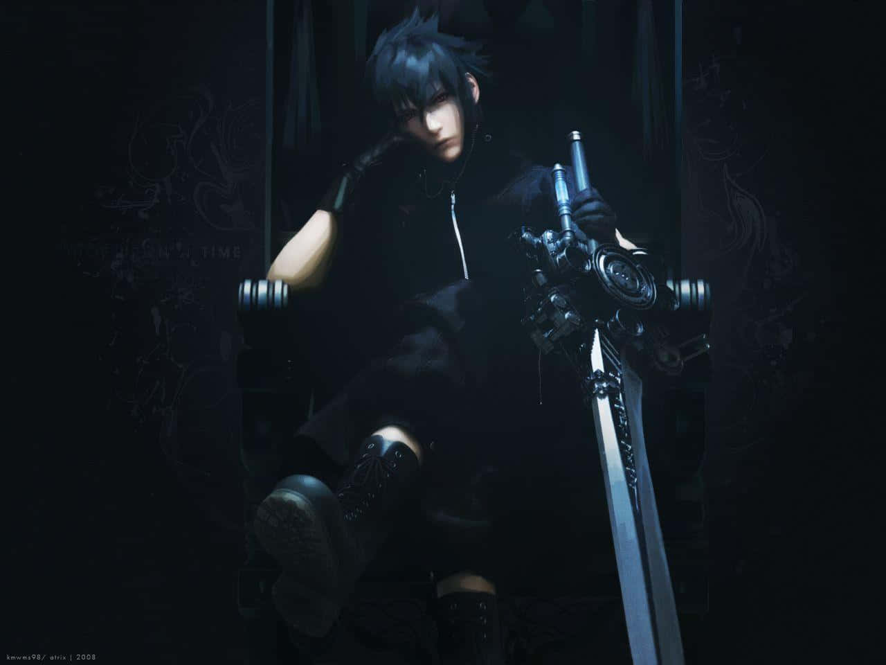 Noctis Lucis Caelum In Action - Final Fantasy Xv Background