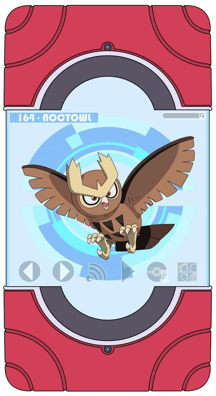 Noctowl Pokedex Entry Background
