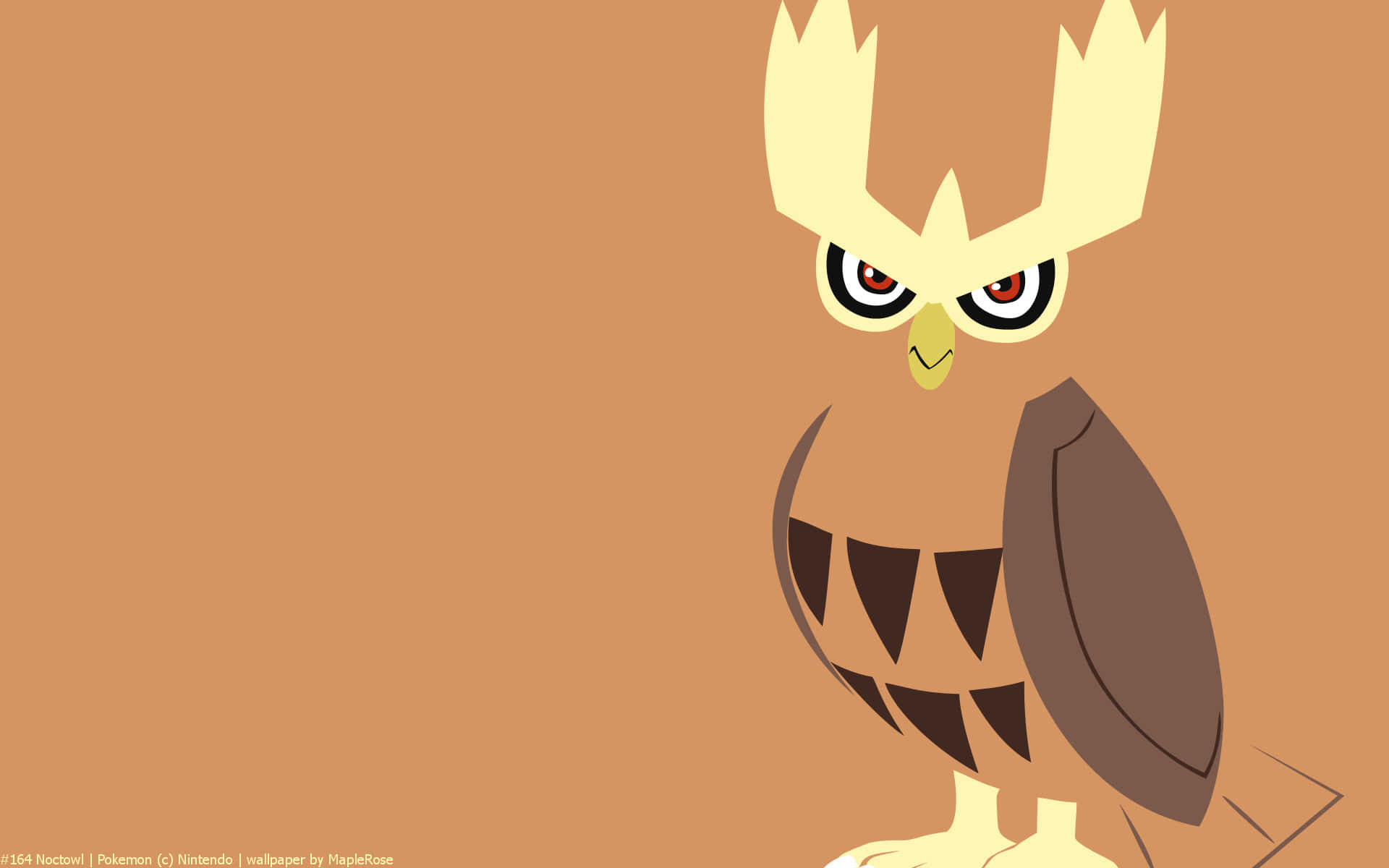 Noctowl Pokemon Illustration