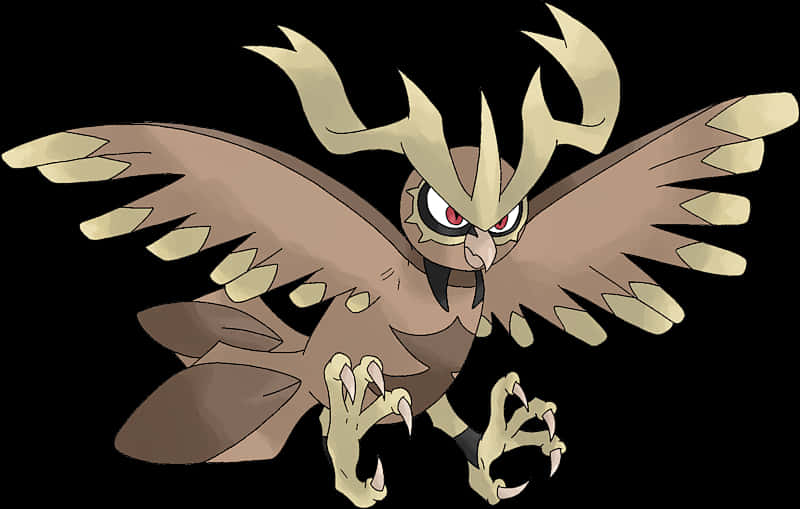 Noctowl Pokemon Spread Wings