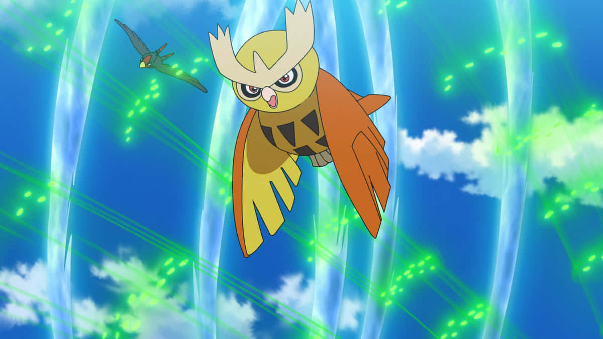Noctowlin Action Anime Scene Background