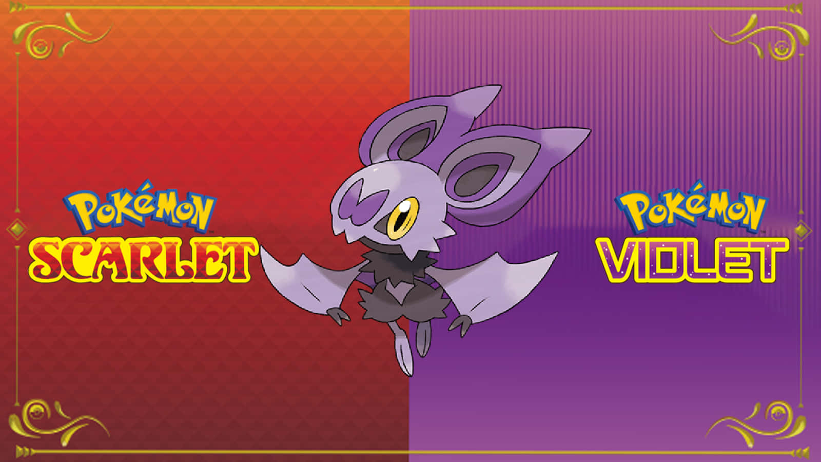 Noibat In Pokémon Scarlet And Violet Background