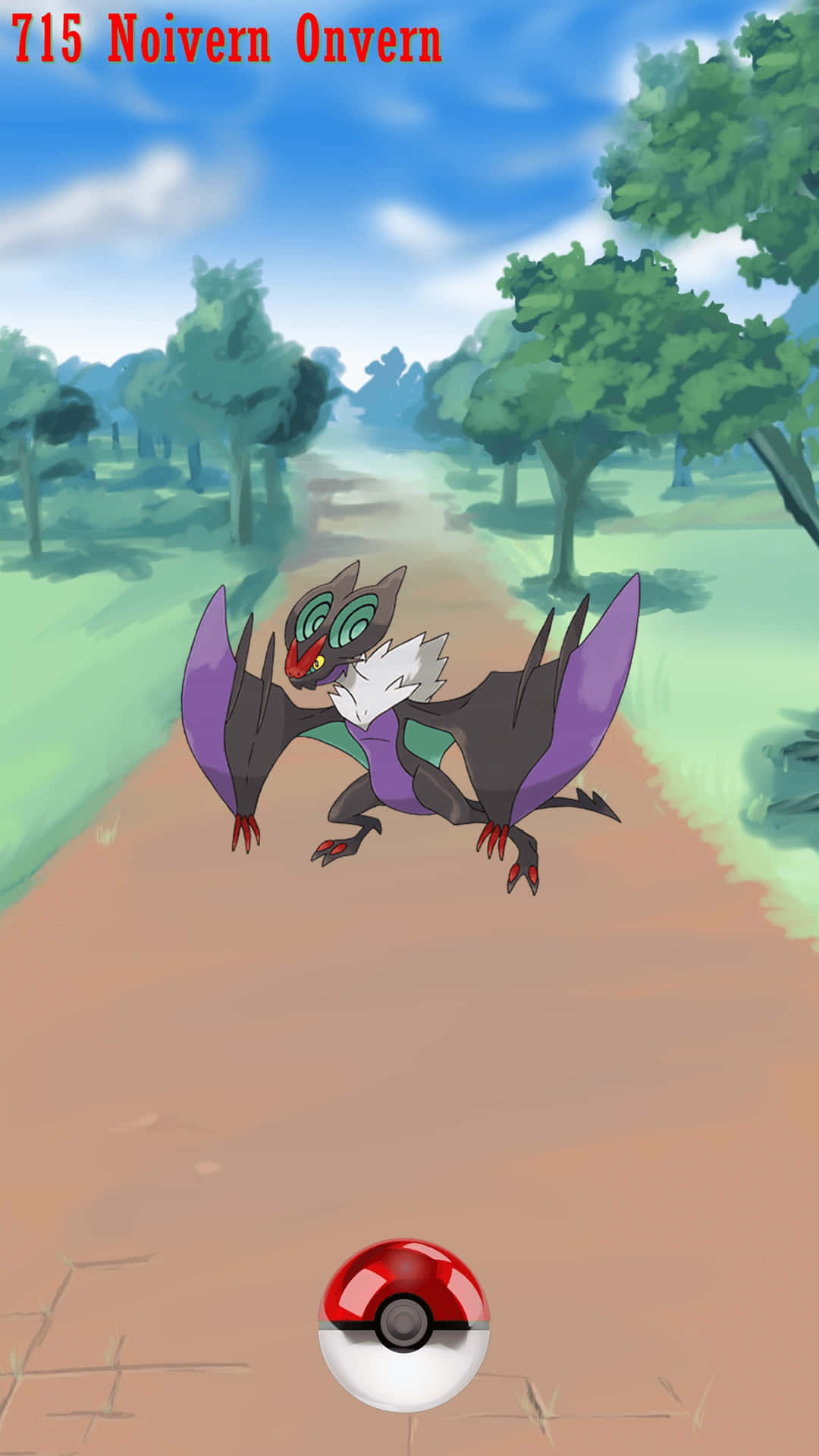 Noivern Pokemon Encounter Background