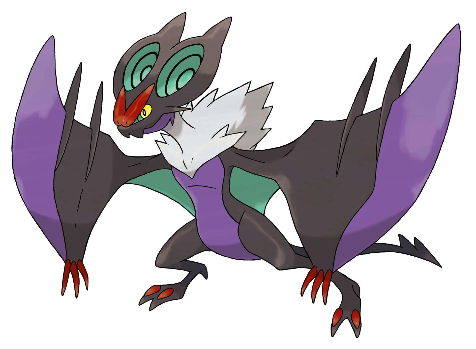 Noivern Pokemon Illustration Background