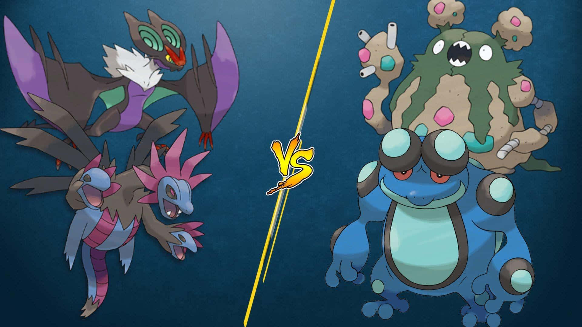 Noivern V S Gardevoir Seismitoad Battle Background