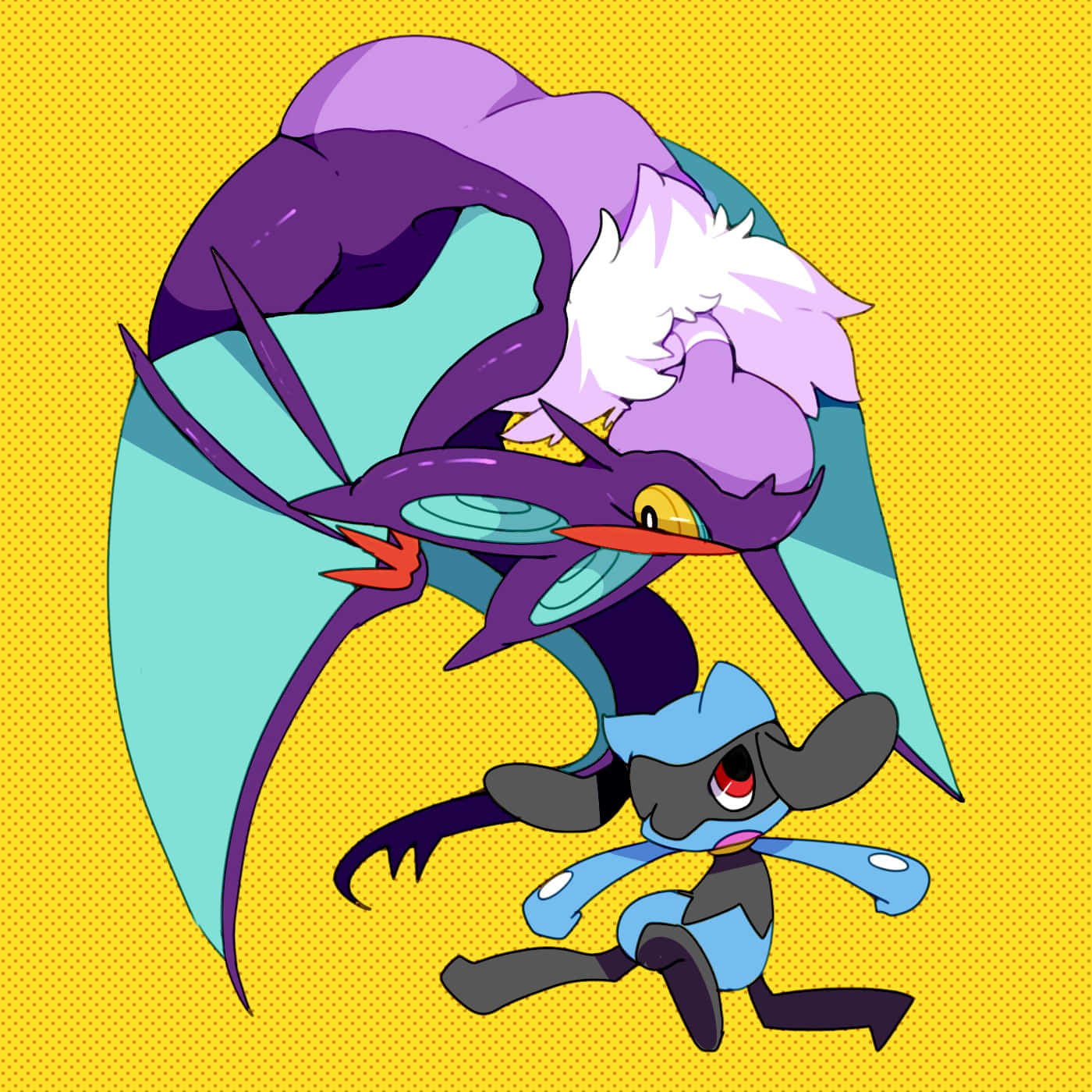 Noivernand Riolu Illustration Background