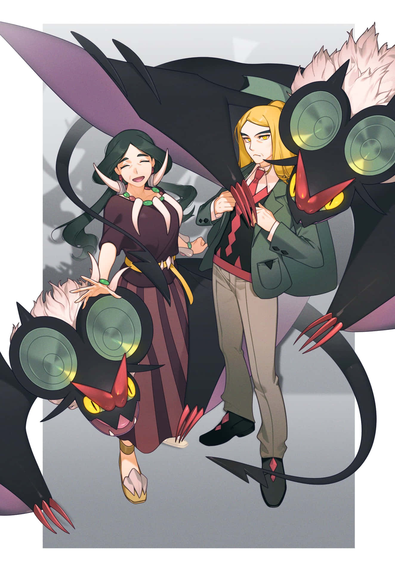 Noivernand Trainers Illustration Background