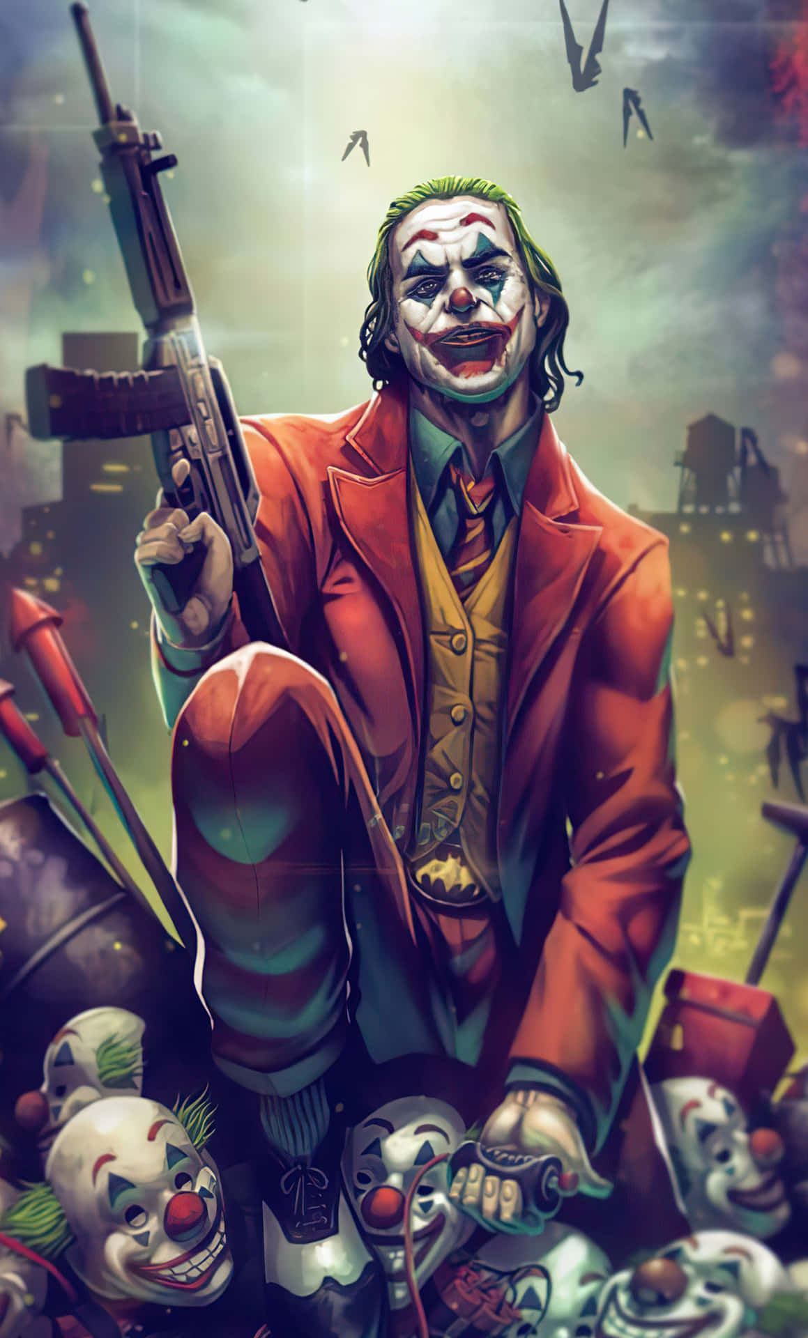 Nolvam Clown Gun Joker 4k Phone