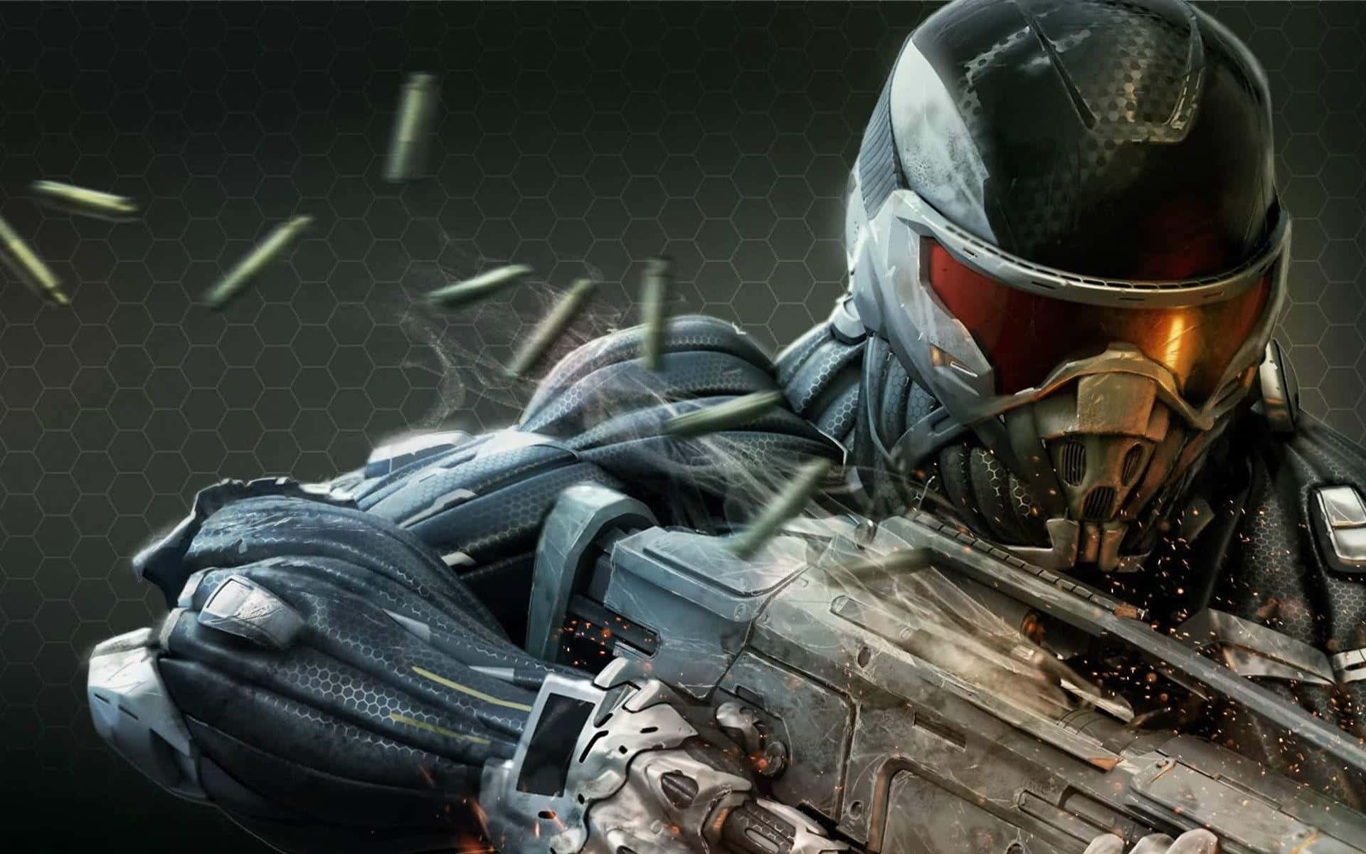 Nomad Discharging His Weapon Crysis Hd Background