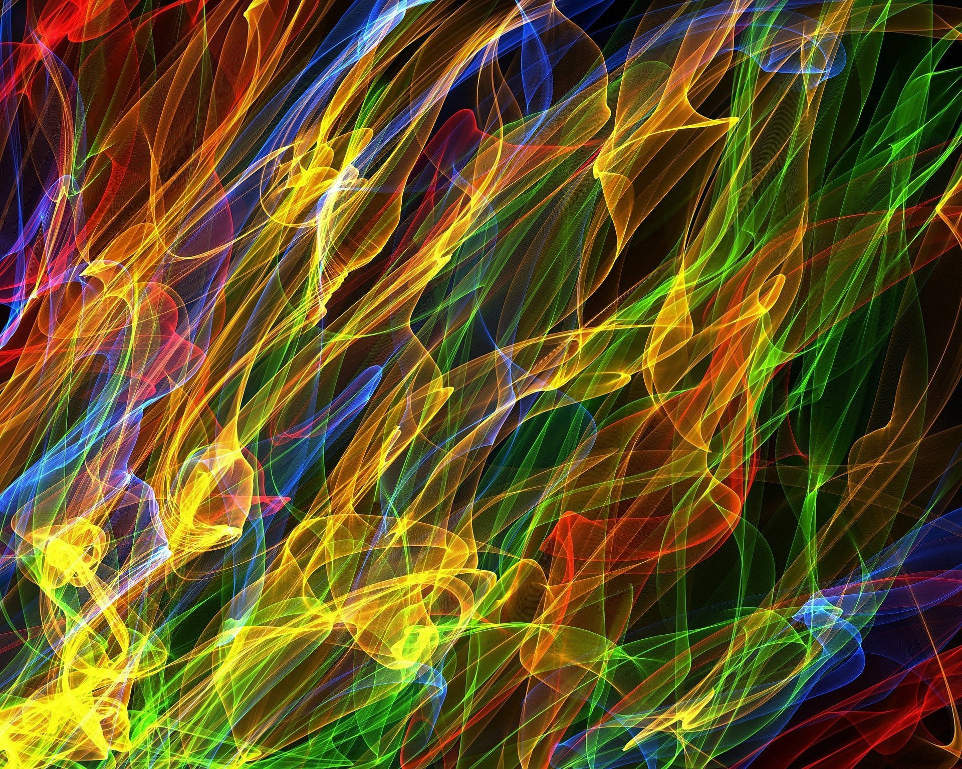 Non Copyrighted Colorful Flames Background