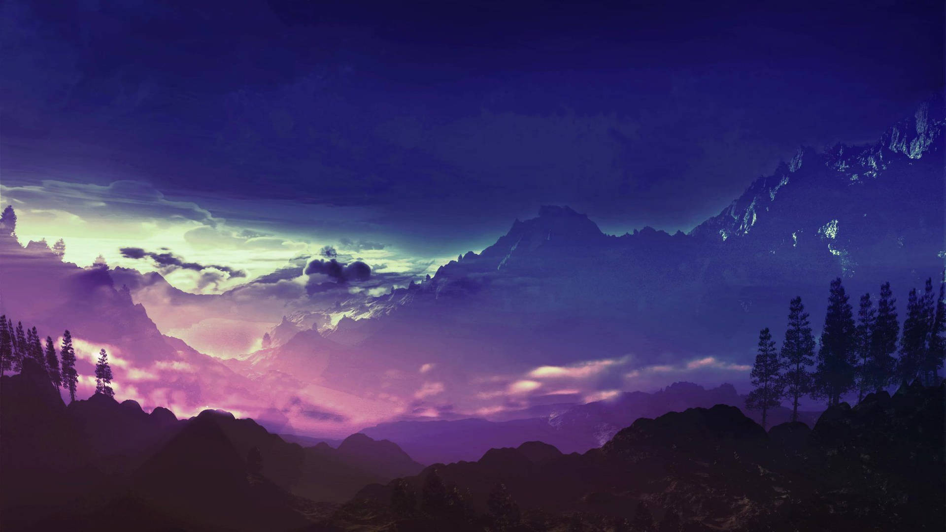 Non Copyrighted Purple Aesthetic View Background