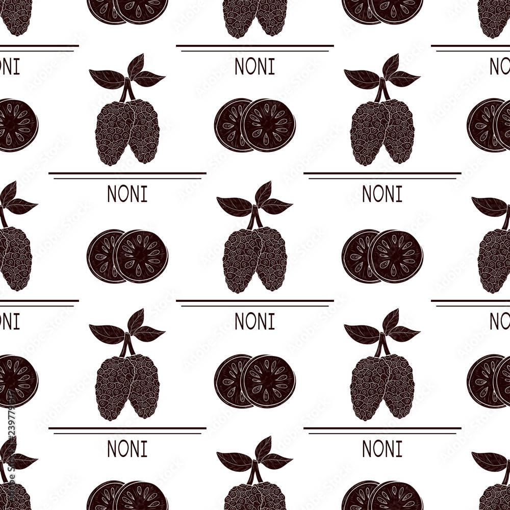 Noni Fruits Poster Background