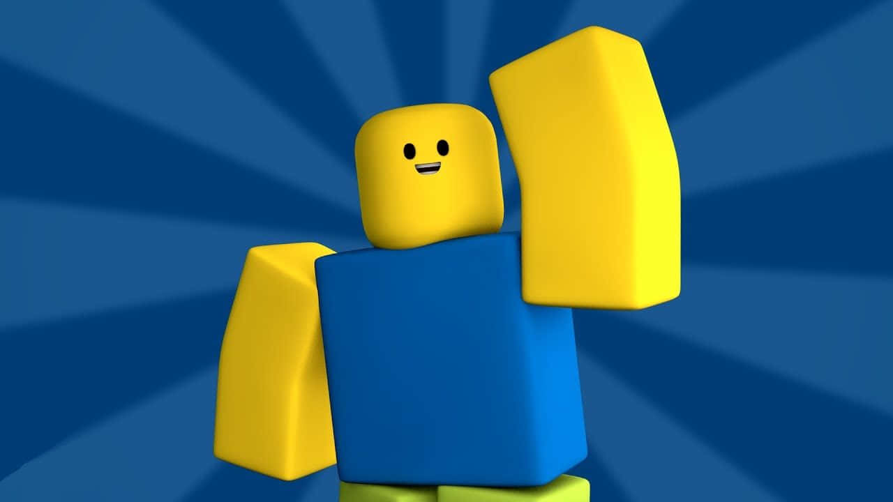 Noob Gamer Starting His Journey In Video Game “roblox”. Background