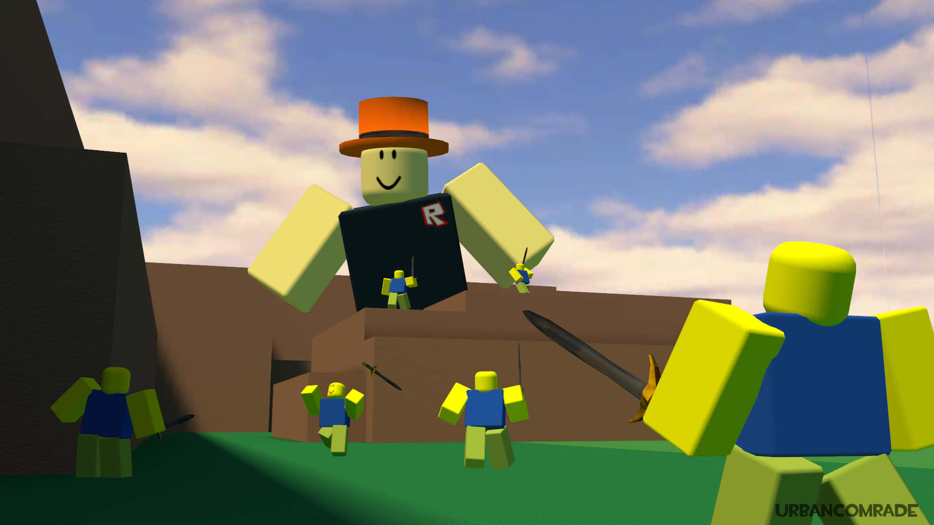 Noob's Journey In The Popular Roblox World Background