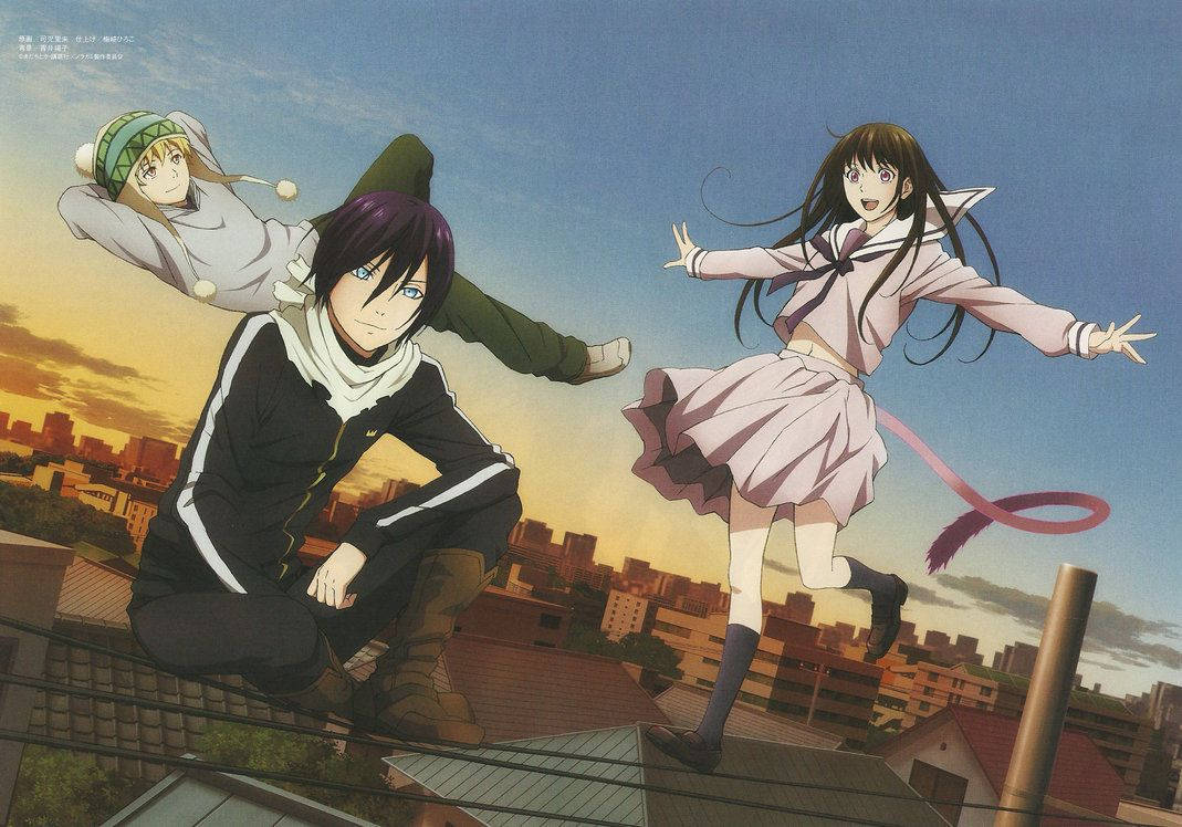 Noragami Anime Series Adventure Background
