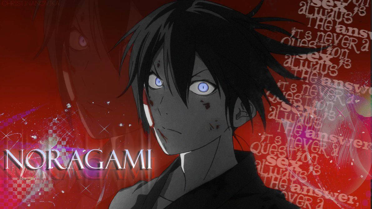 Noragami Yato Red Background Background