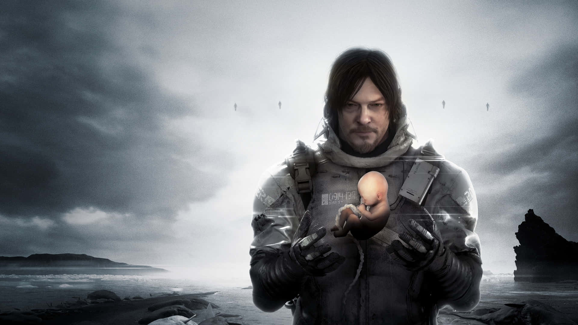 Norman Reedus With Baby Death Stranding Pc Background