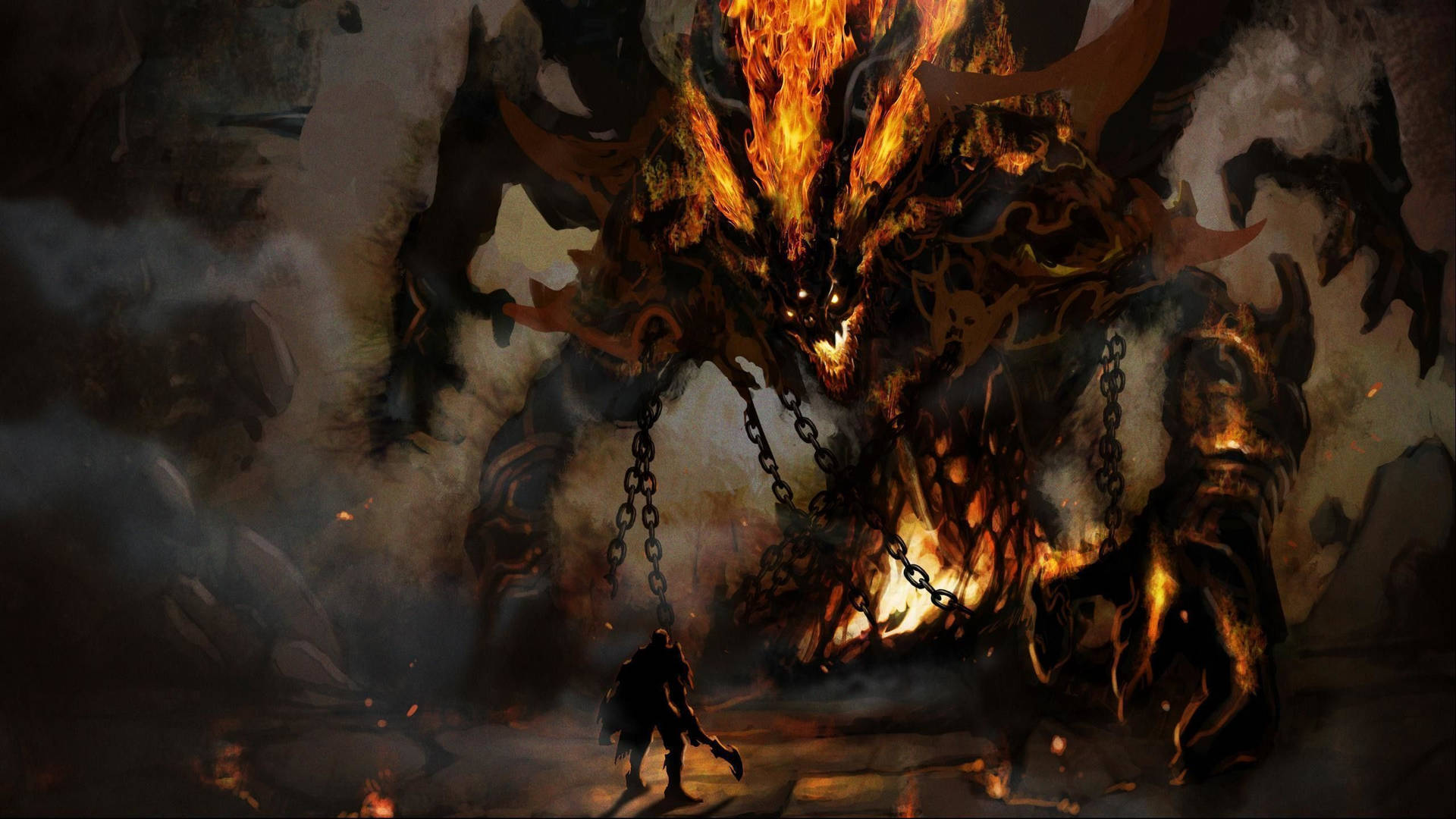 Norse Fire Giant Surtur Background