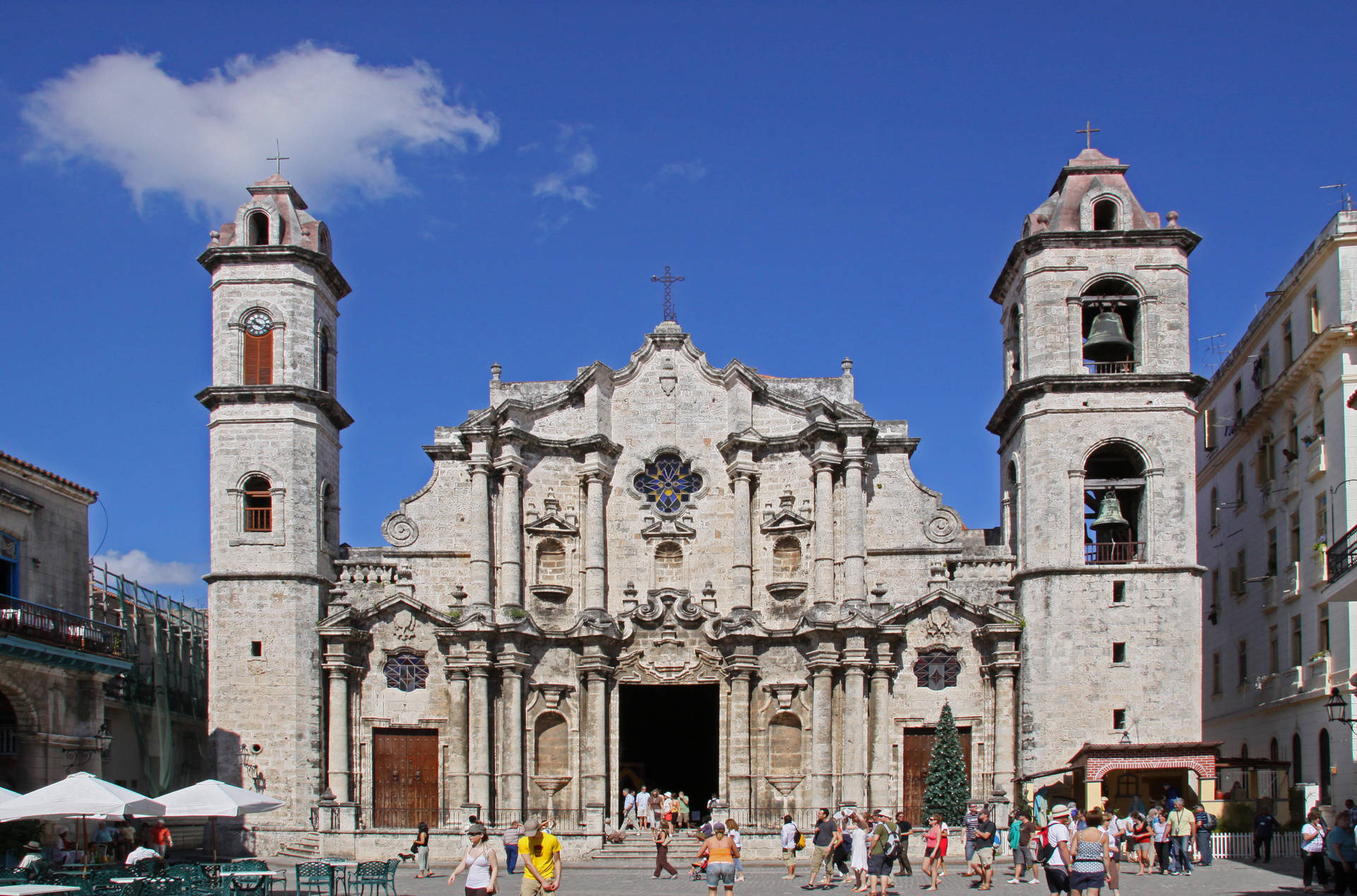North America Havana Cathedral Background