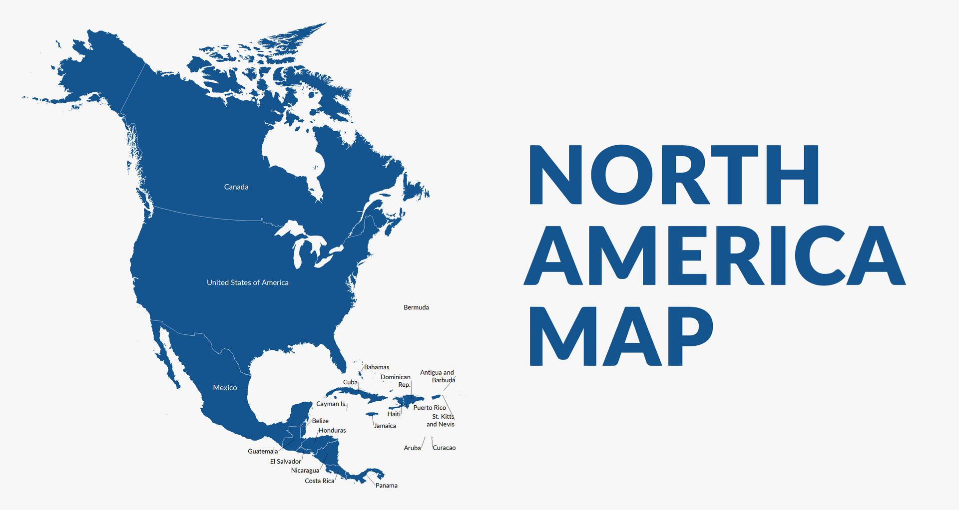 North America Map Background