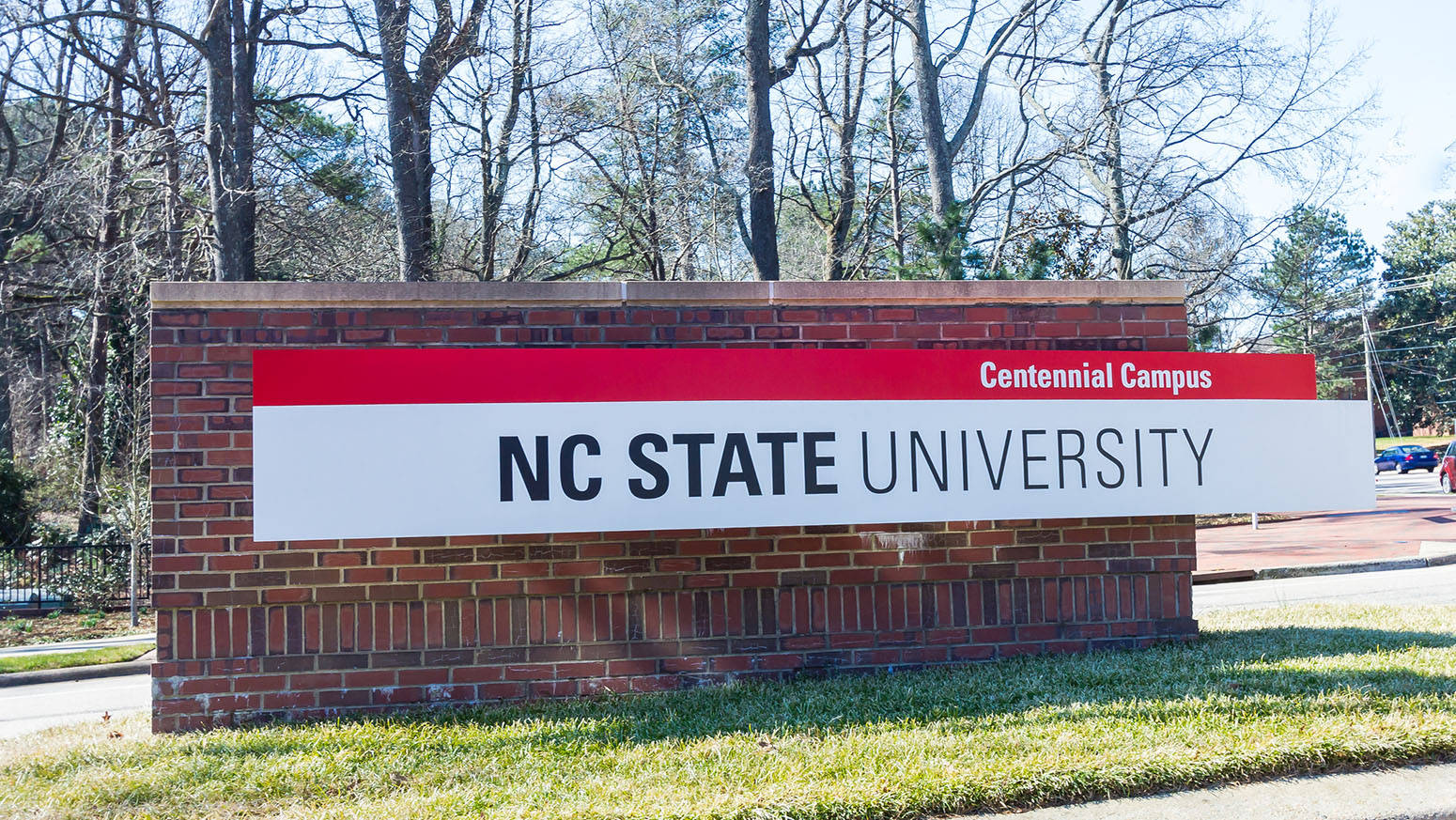 North Carolina State University Campus Sign