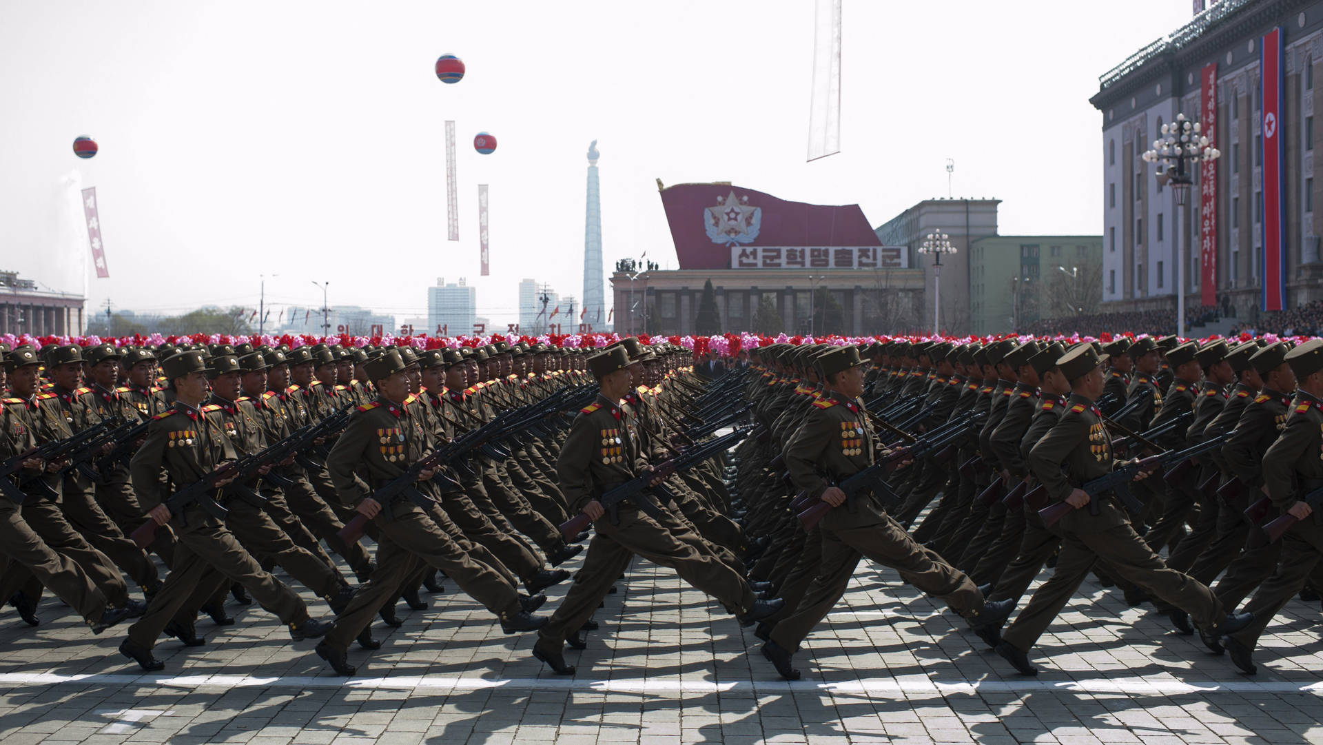 North Korea Military March Background