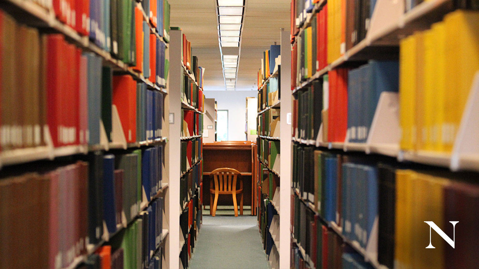 Northeastern University Library Interior Background