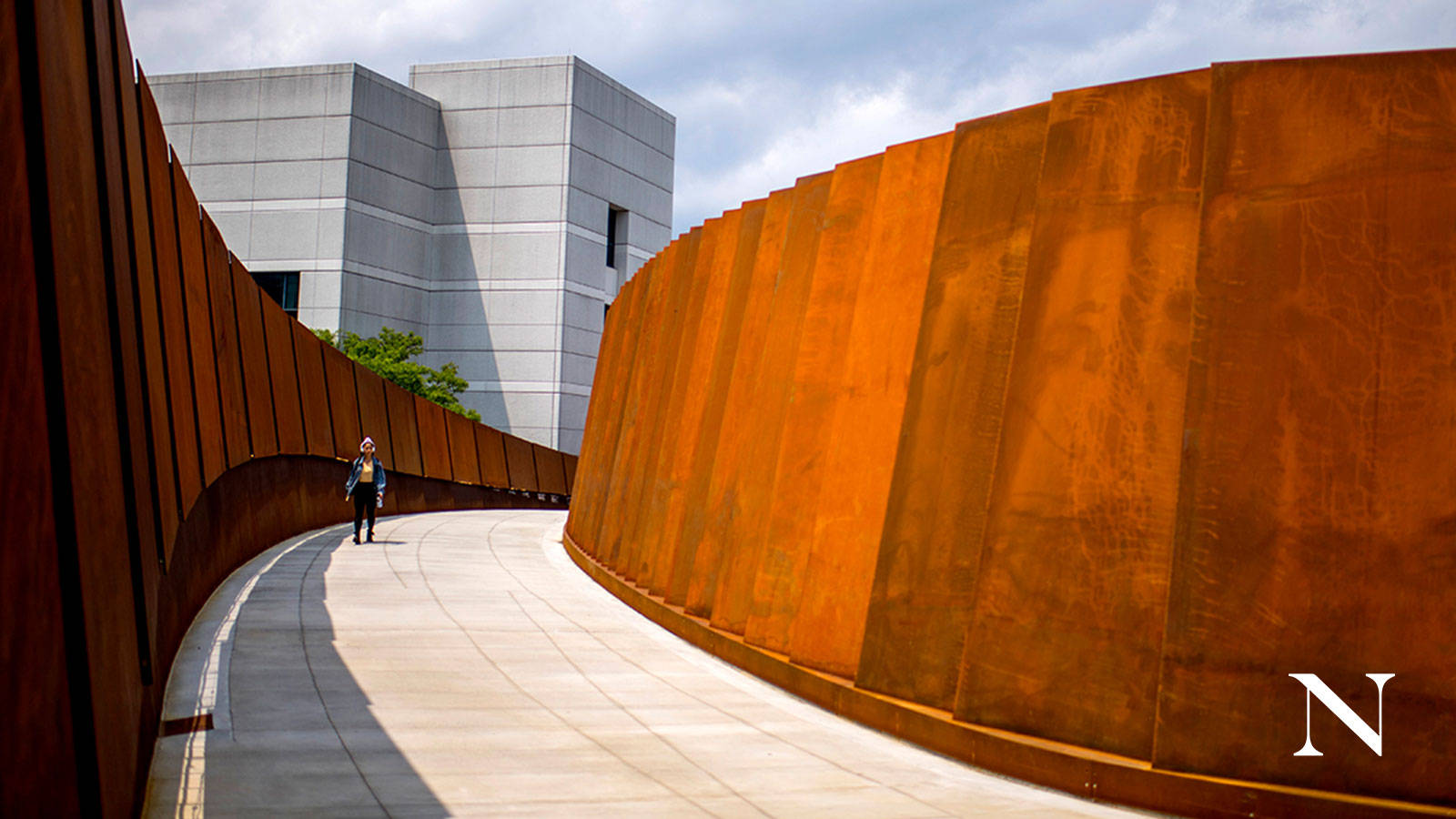 Northeastern University Pedx Bridge Background