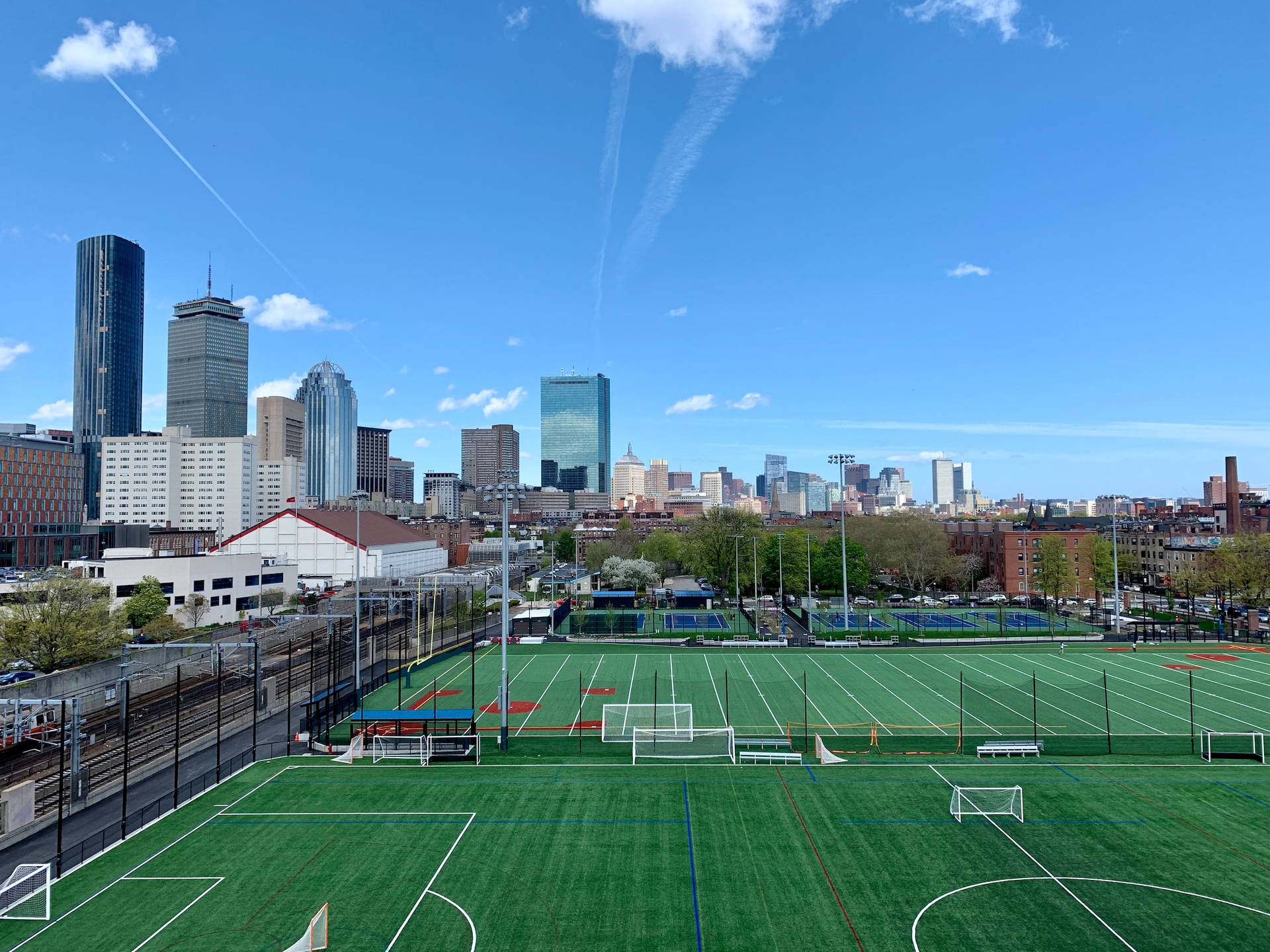 Northeastern University Sports Grounds Background