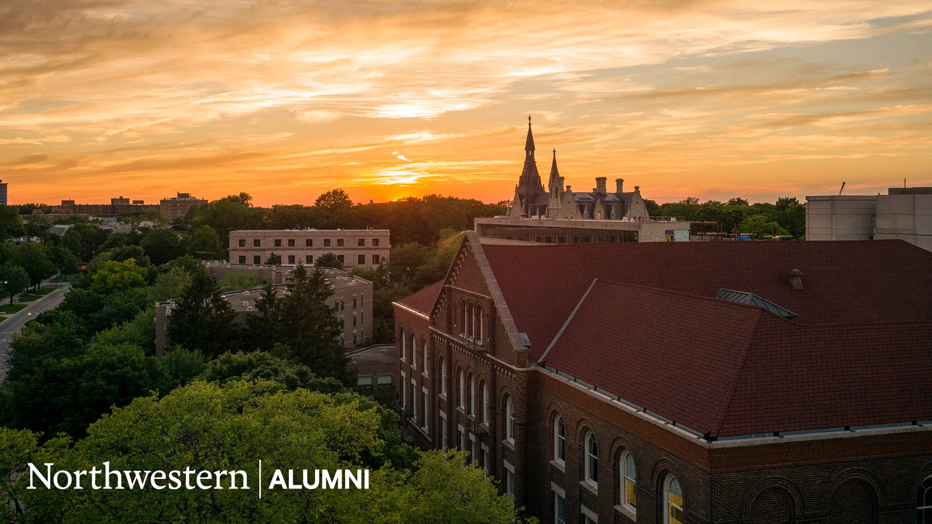 Northwestern University Campus Background