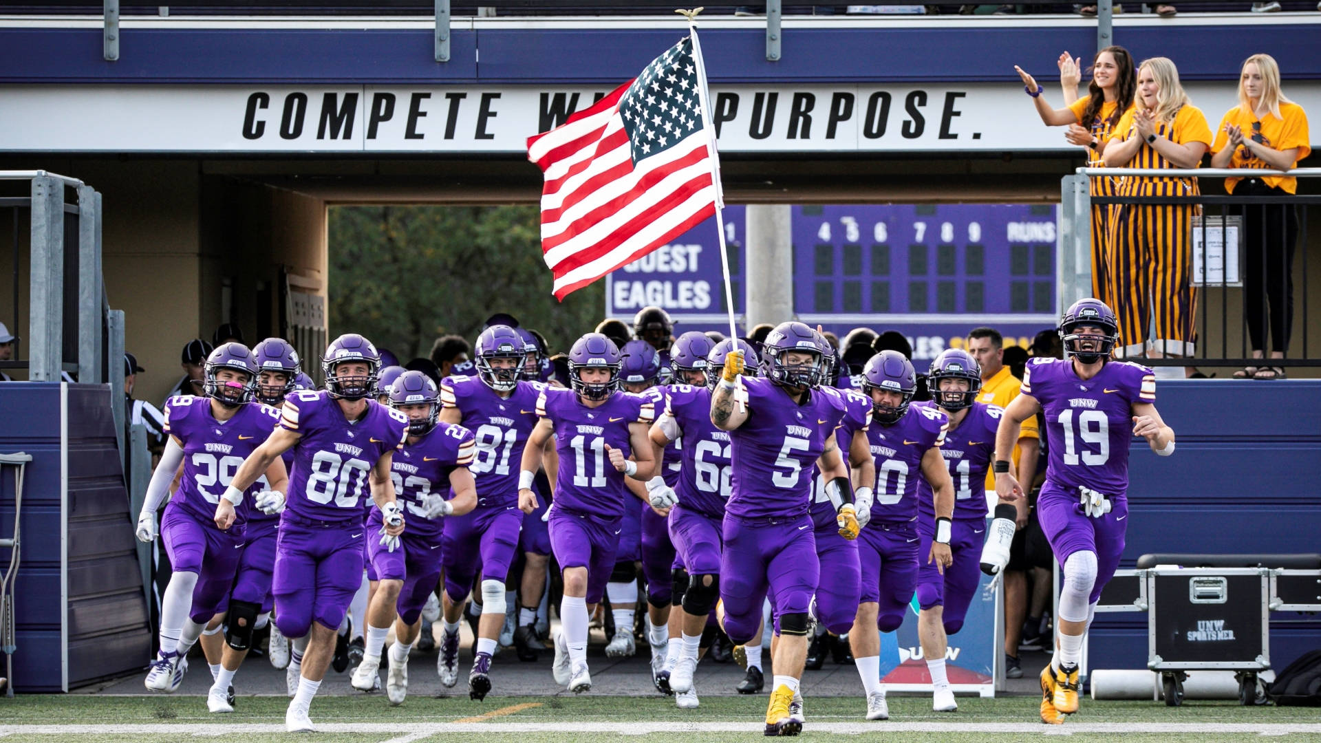 Northwestern University Wildcats Entrance Background