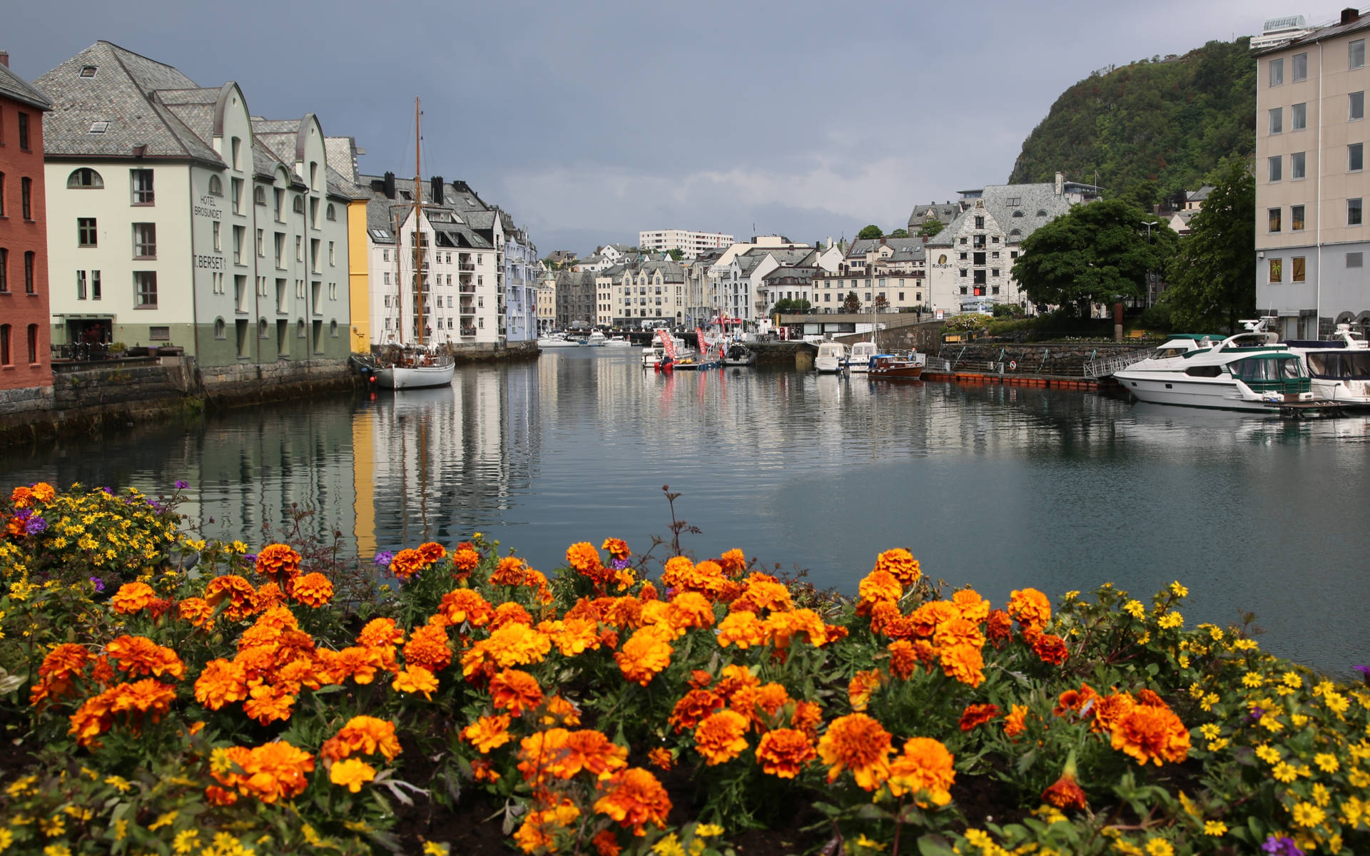 Norway Ålesund Coastal Town