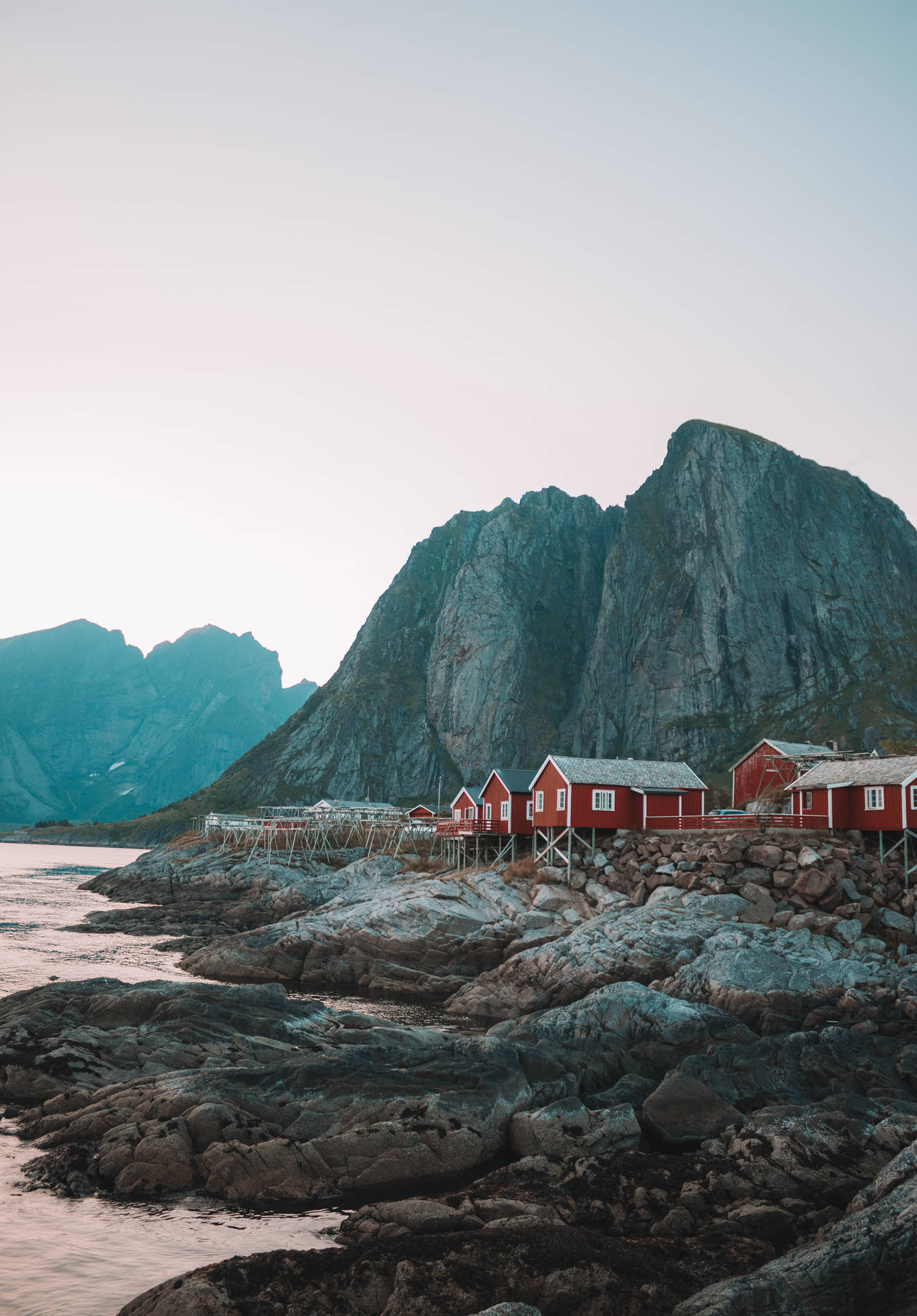 Norway Hamnøy Red Houses