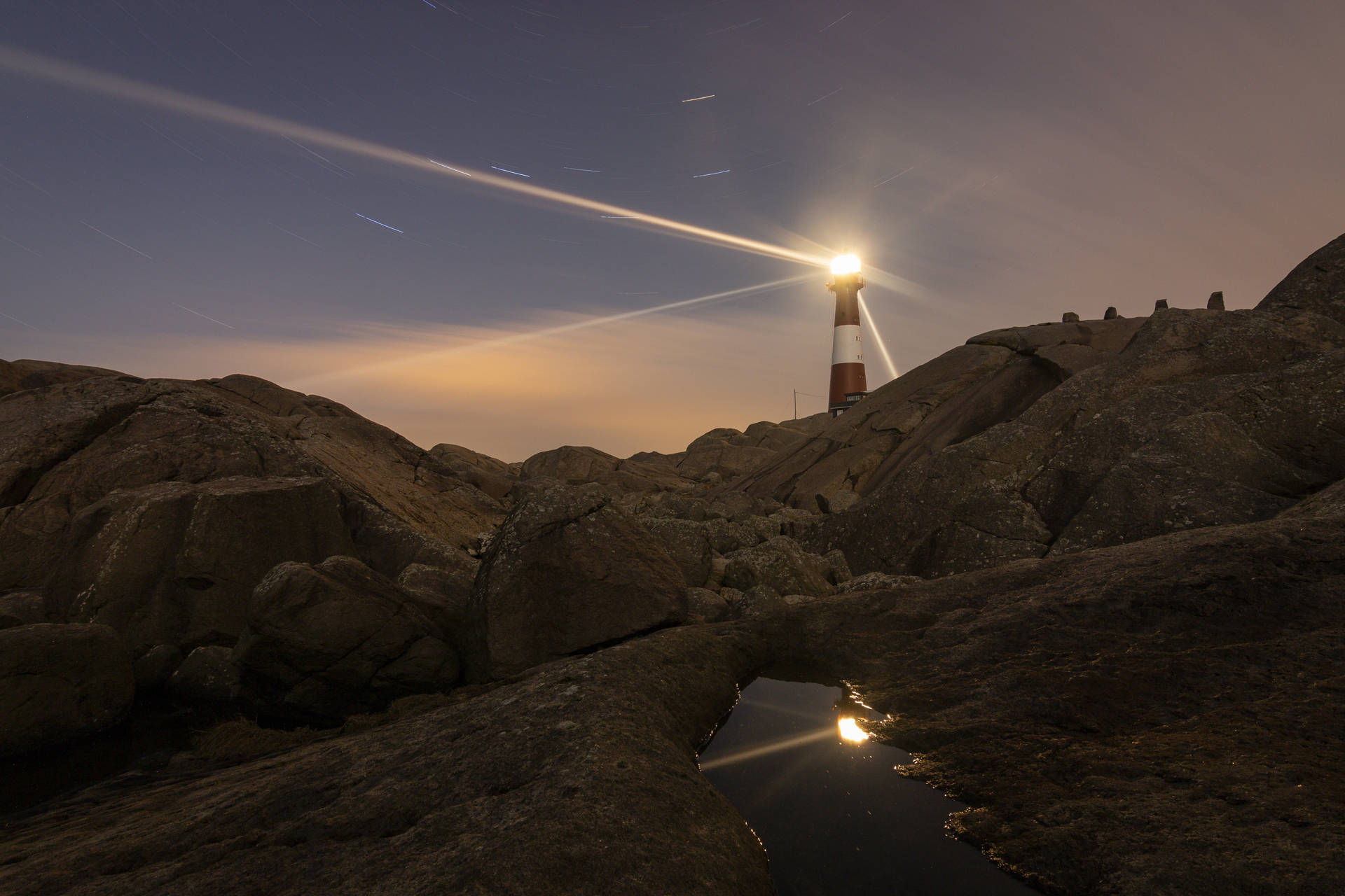 Norway Skrova Lighthouse Background