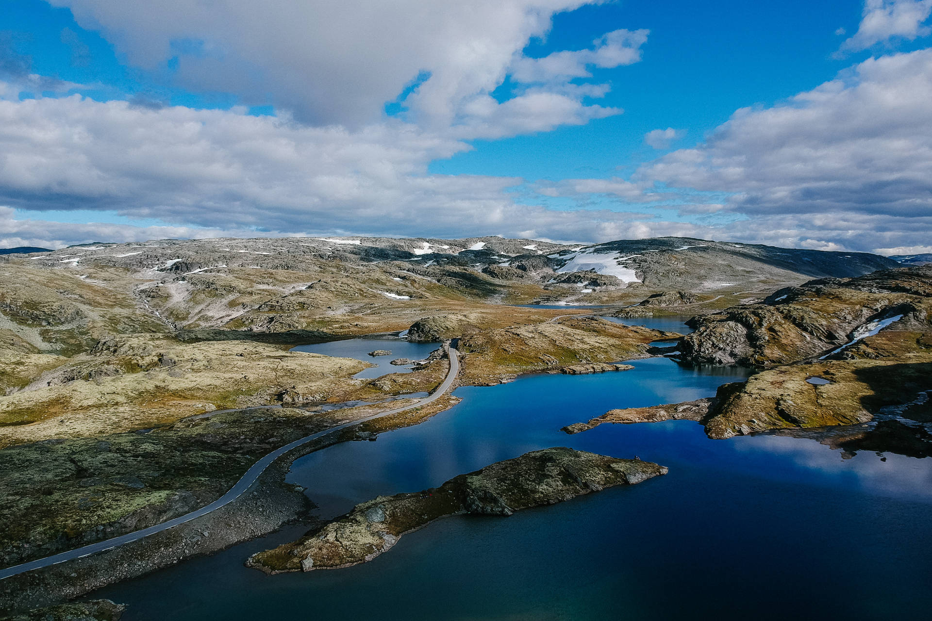 Norway Unique Landscape Of Aurlandsvangen