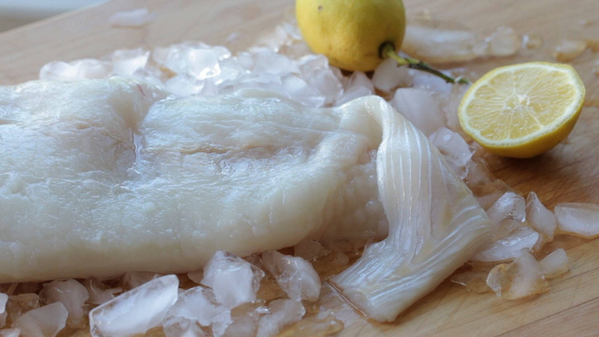 Norwegian Halibut Lutefisk Background