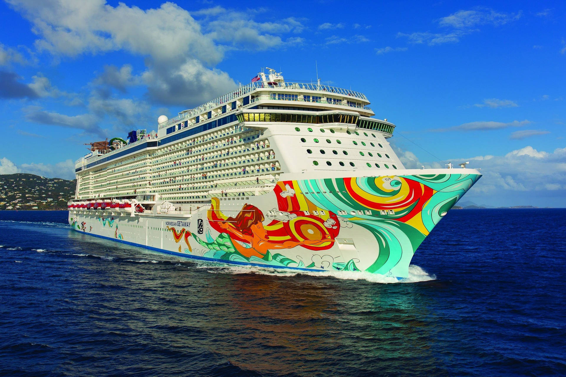 Norwegian Mermaid Cruise Ship Background