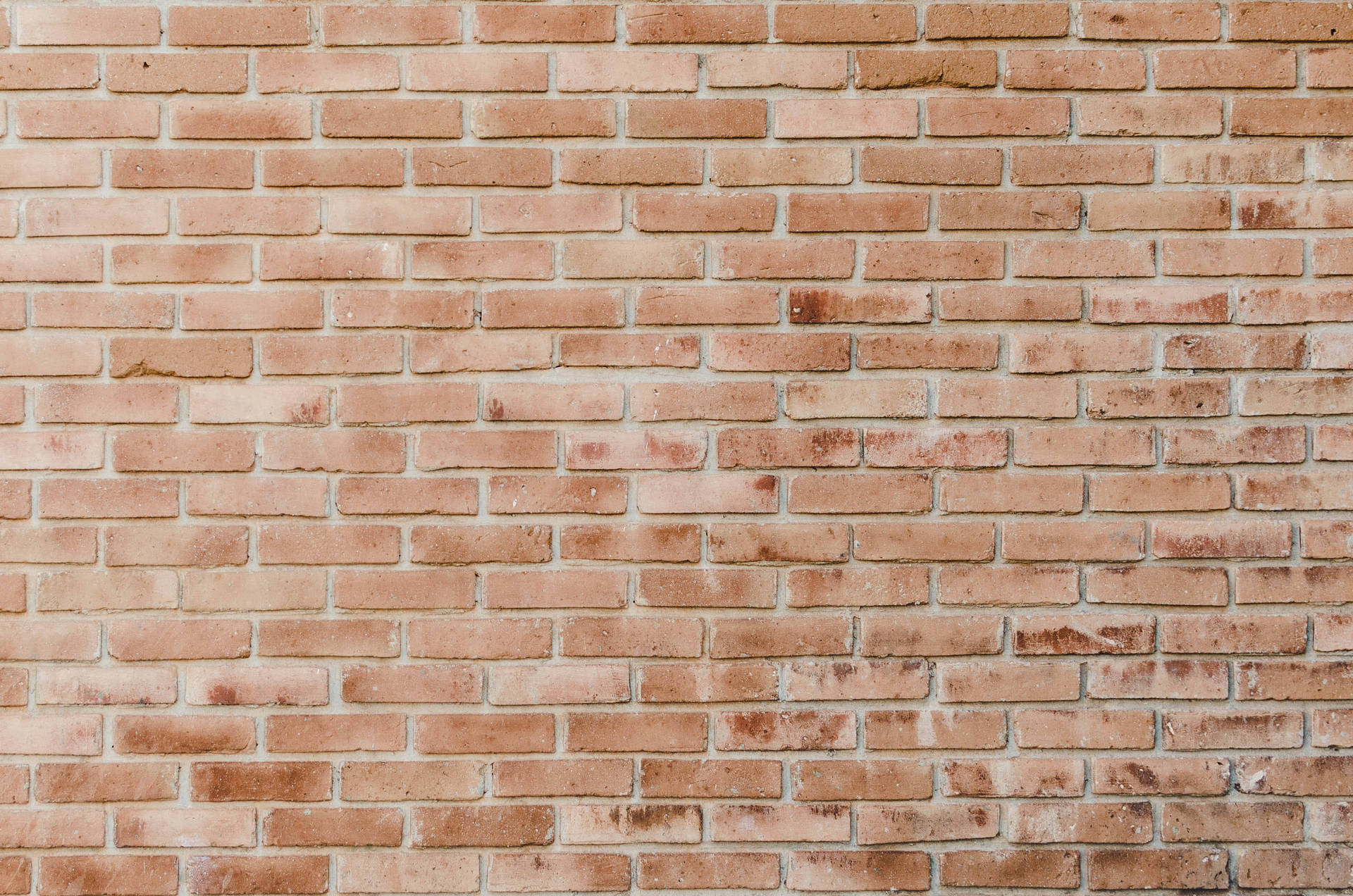 Nostalgic Pale Orange Brick Texture Background