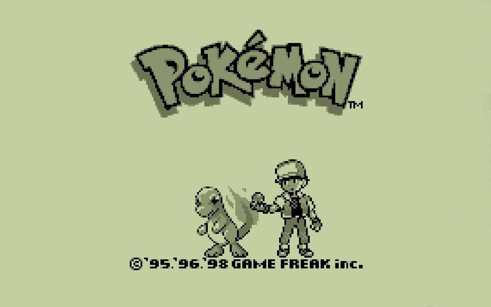 Nostalgic Pokemon Title Screen Background