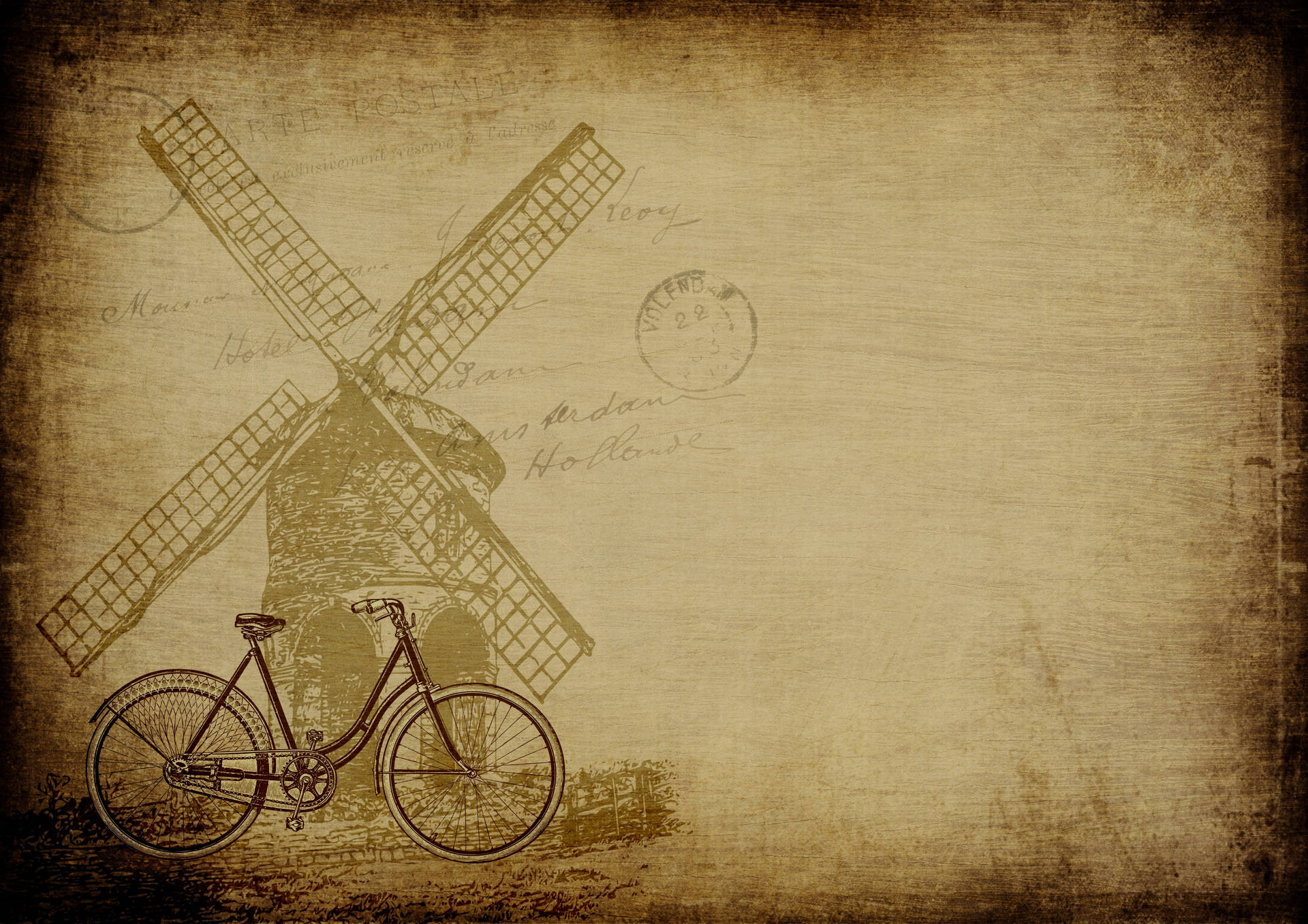 Nostalgic Windmill Bike