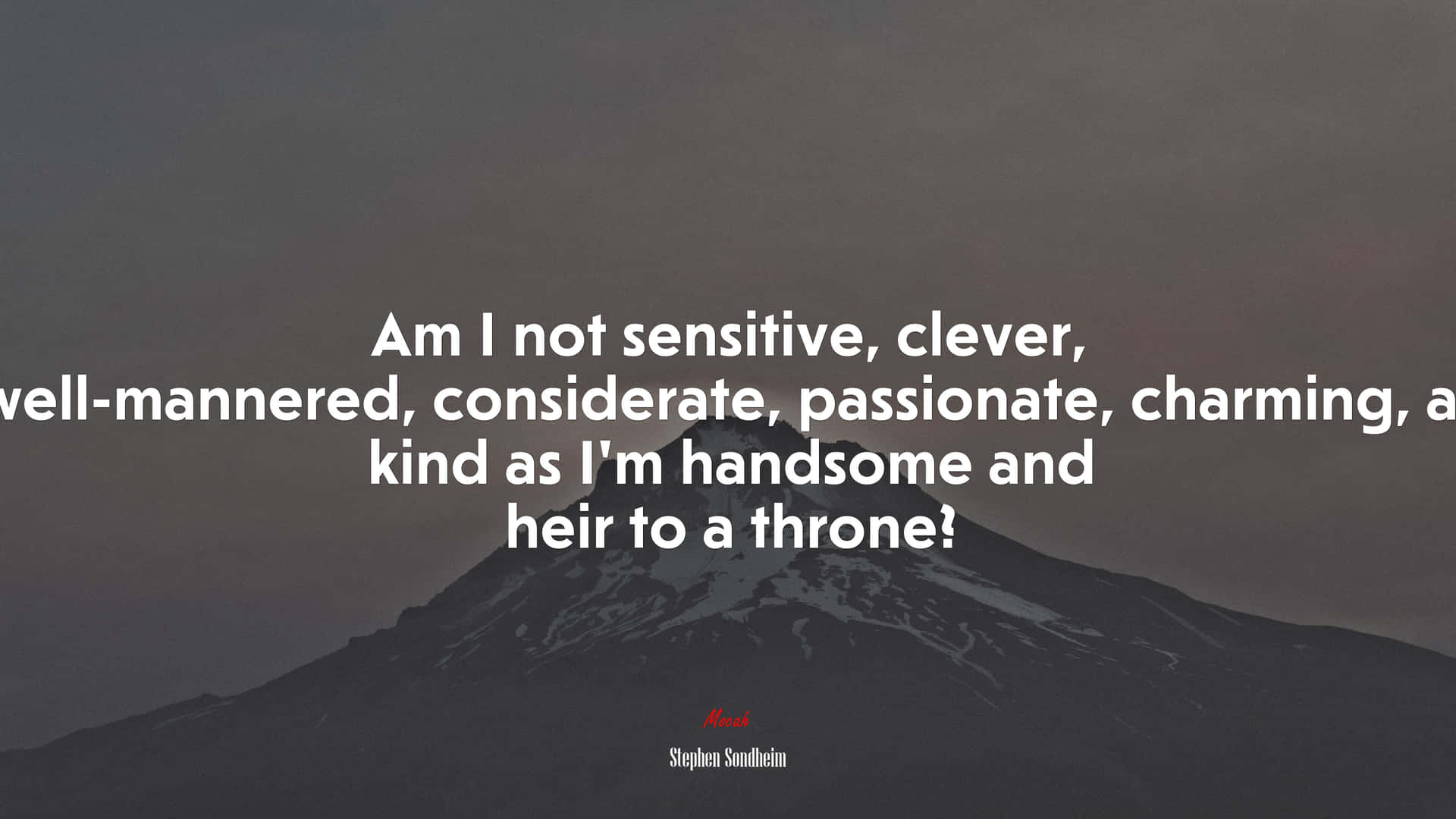 Not Being Considerate Quote Background