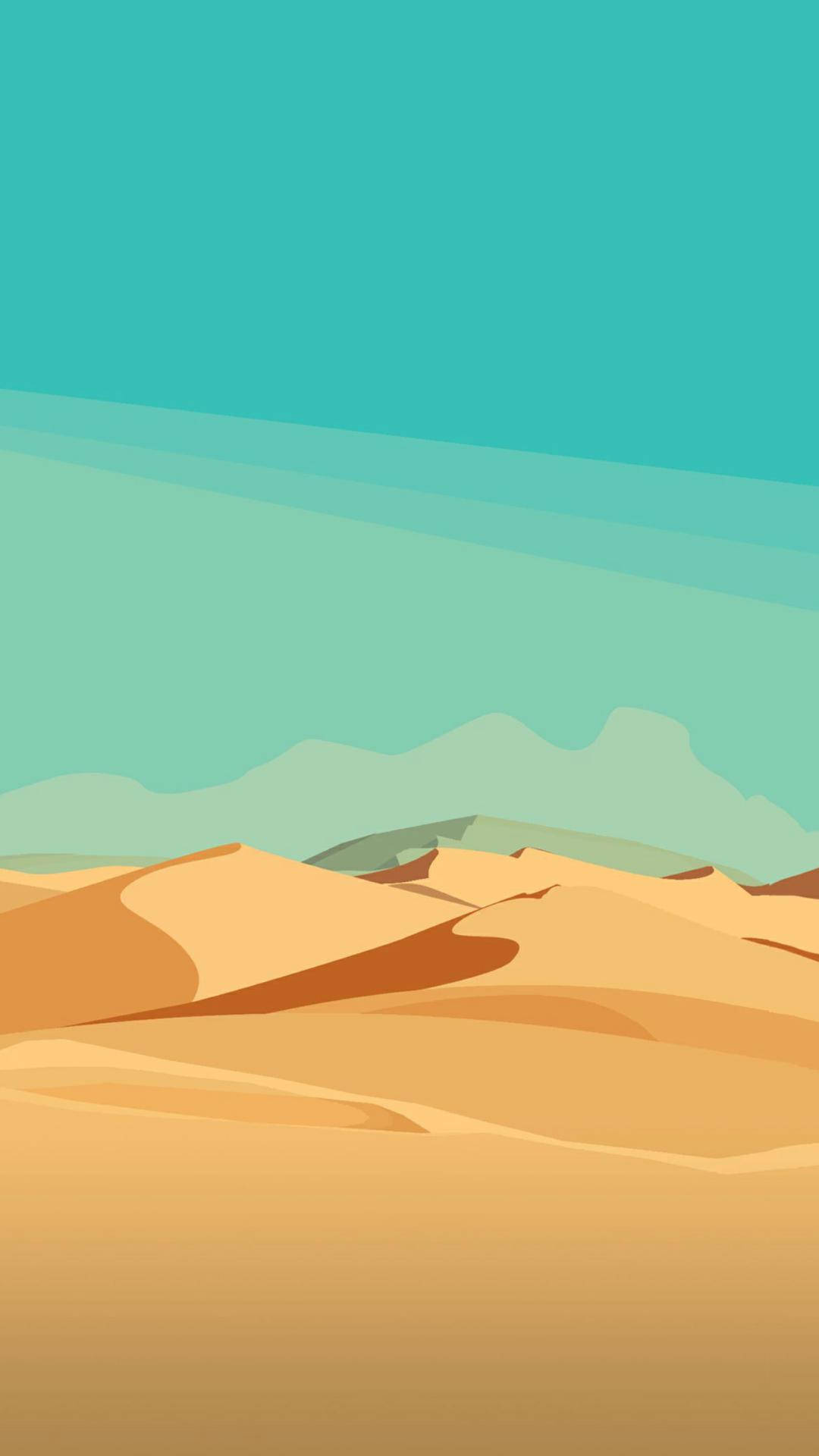 Note 10 Plus Desert Skies Background