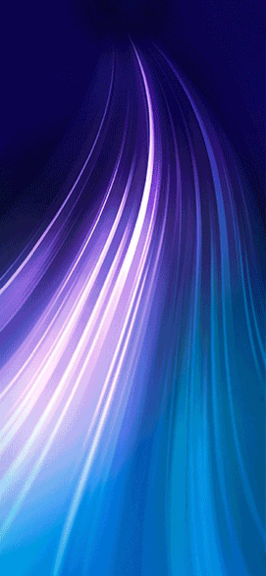 Note 8 Purple Light Waves Background