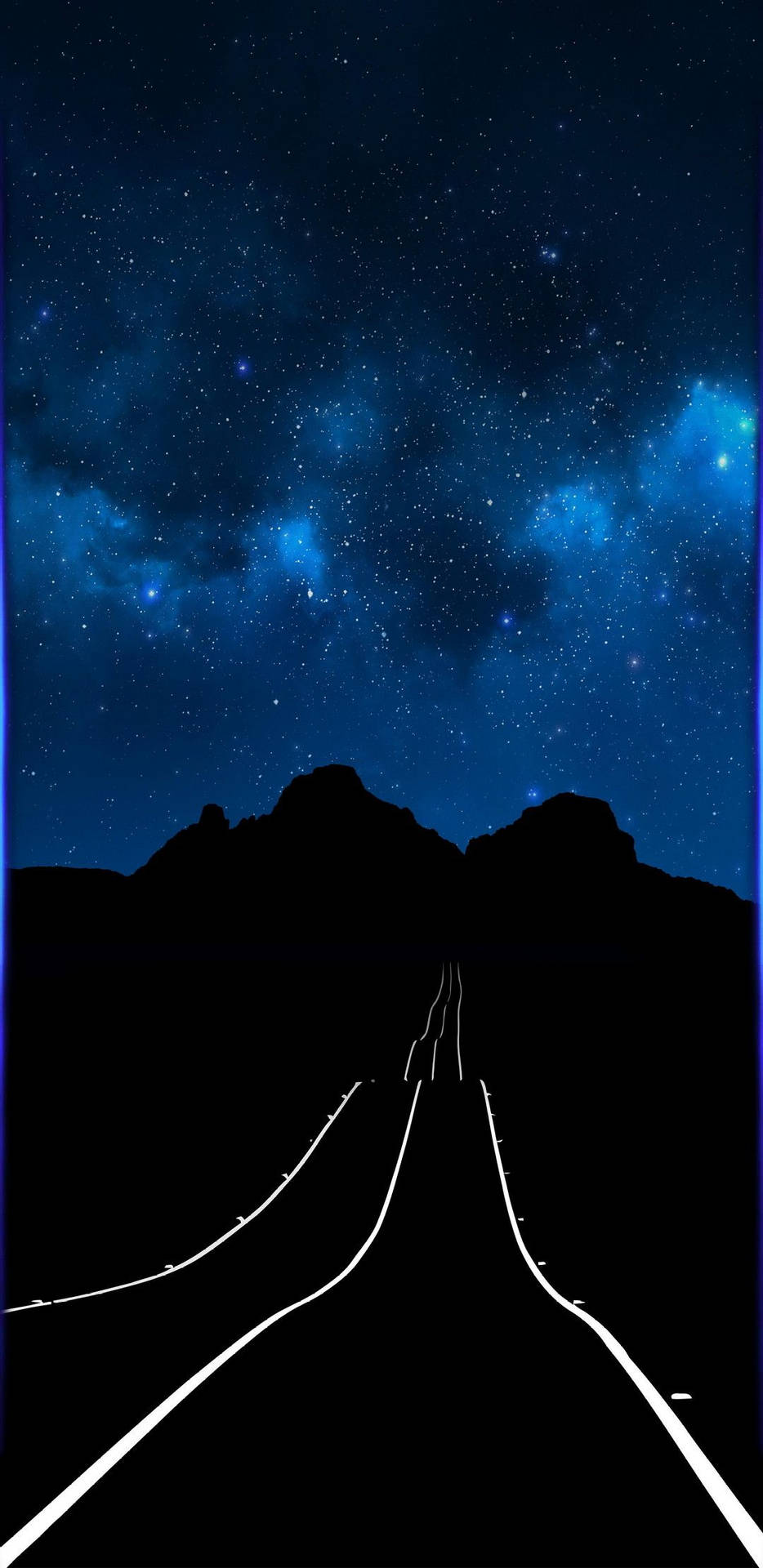 Note 8 Road In The Night Background