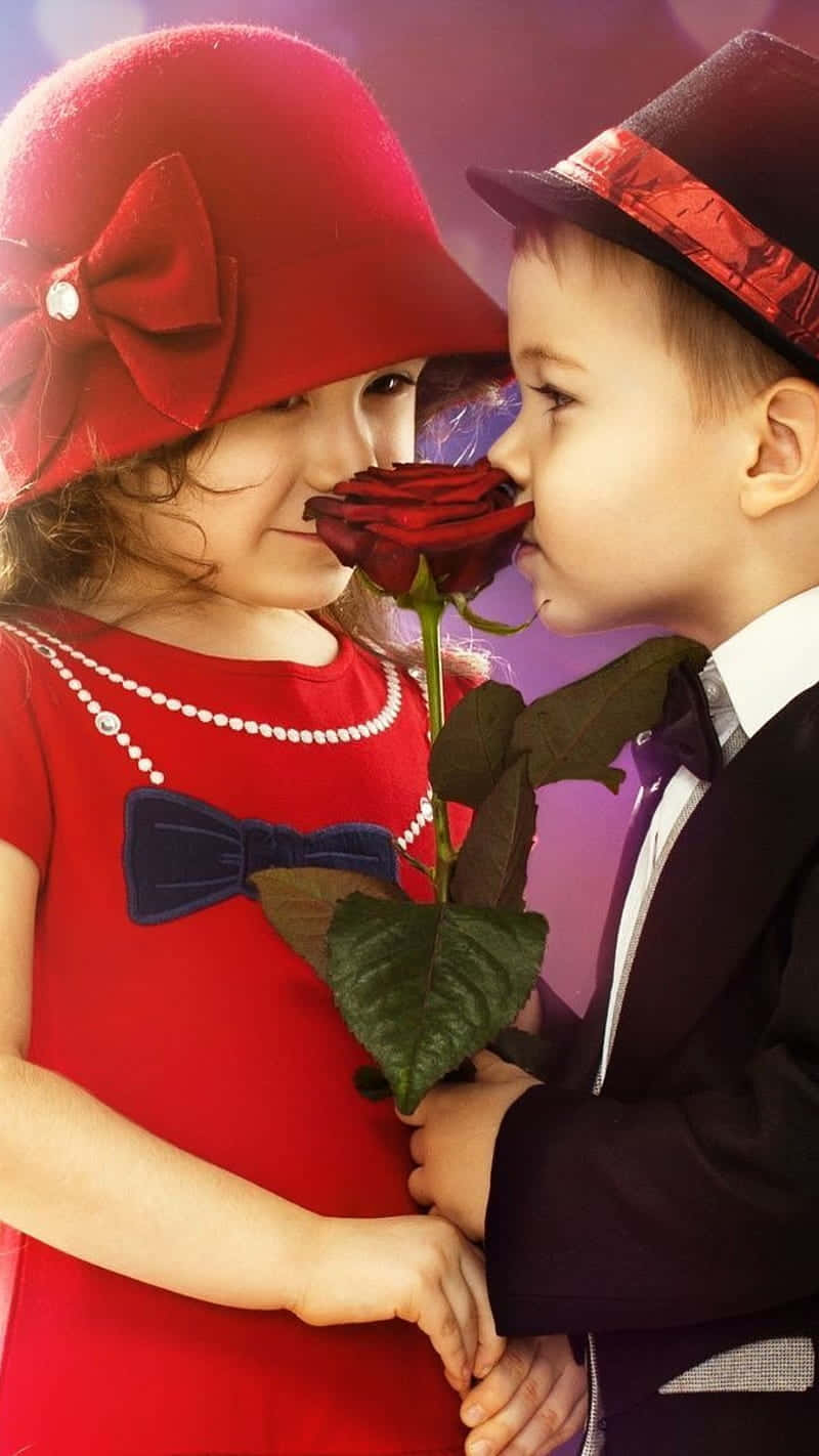 Nothing Is Better Than The Joy Of Experiencing Beautiful And Cute Love Together. Background