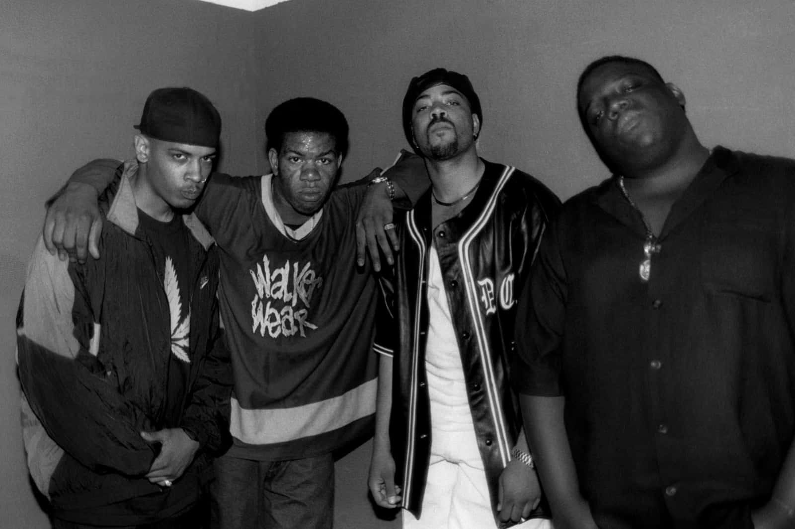 Notorious B.i.g And Other Rappers Background