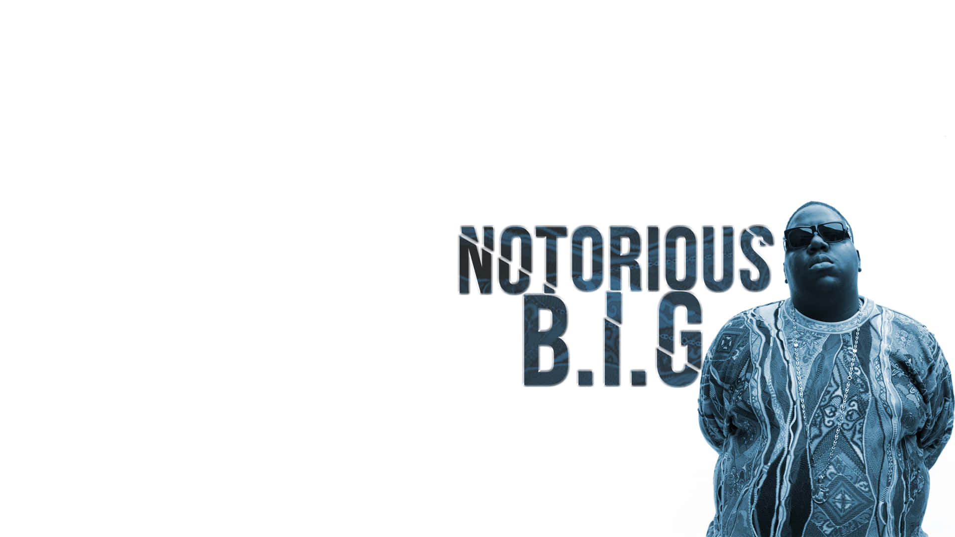 Notorious B.i.g Minimalist Art Background